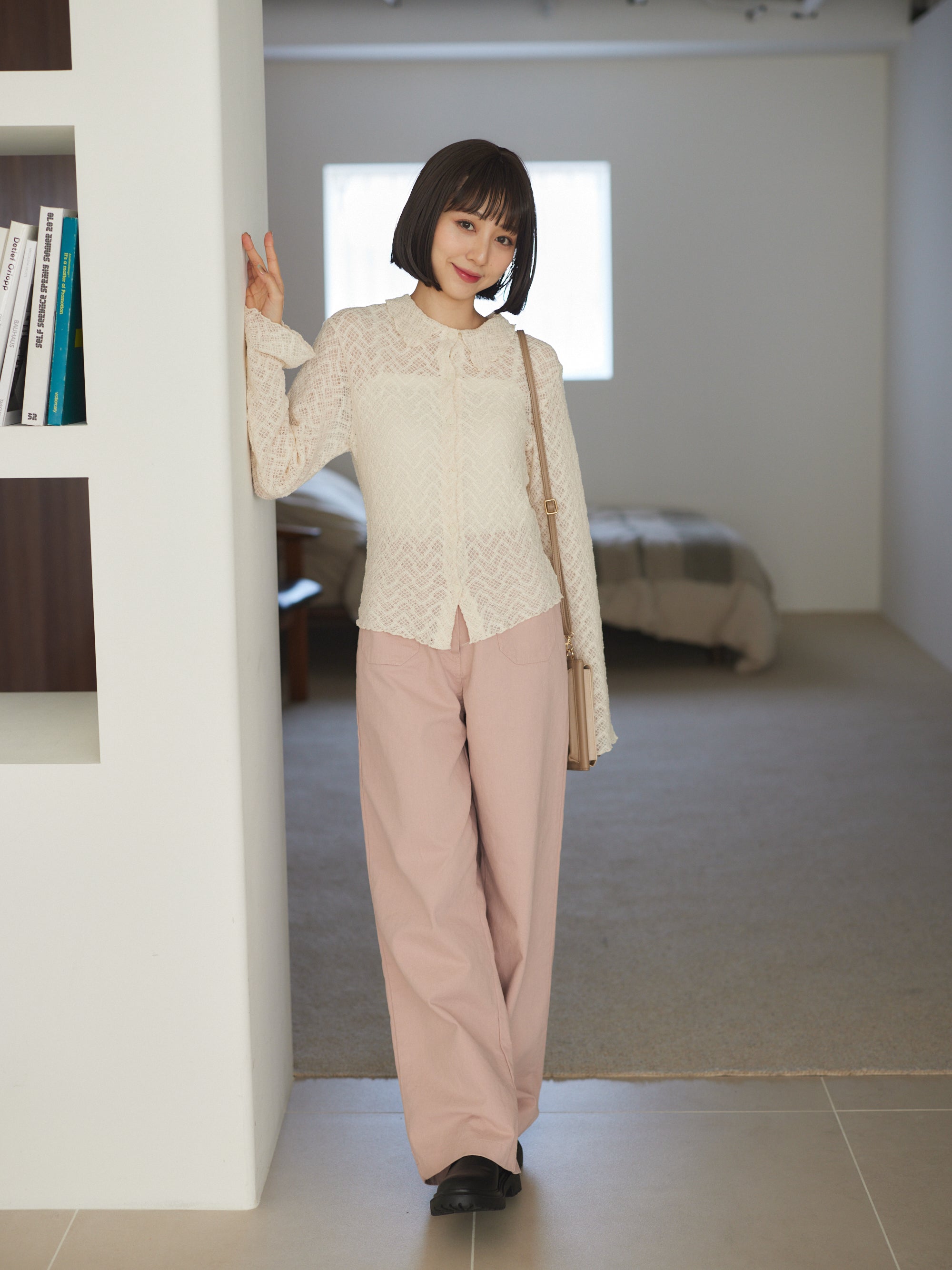 Soft Mesh knit tops