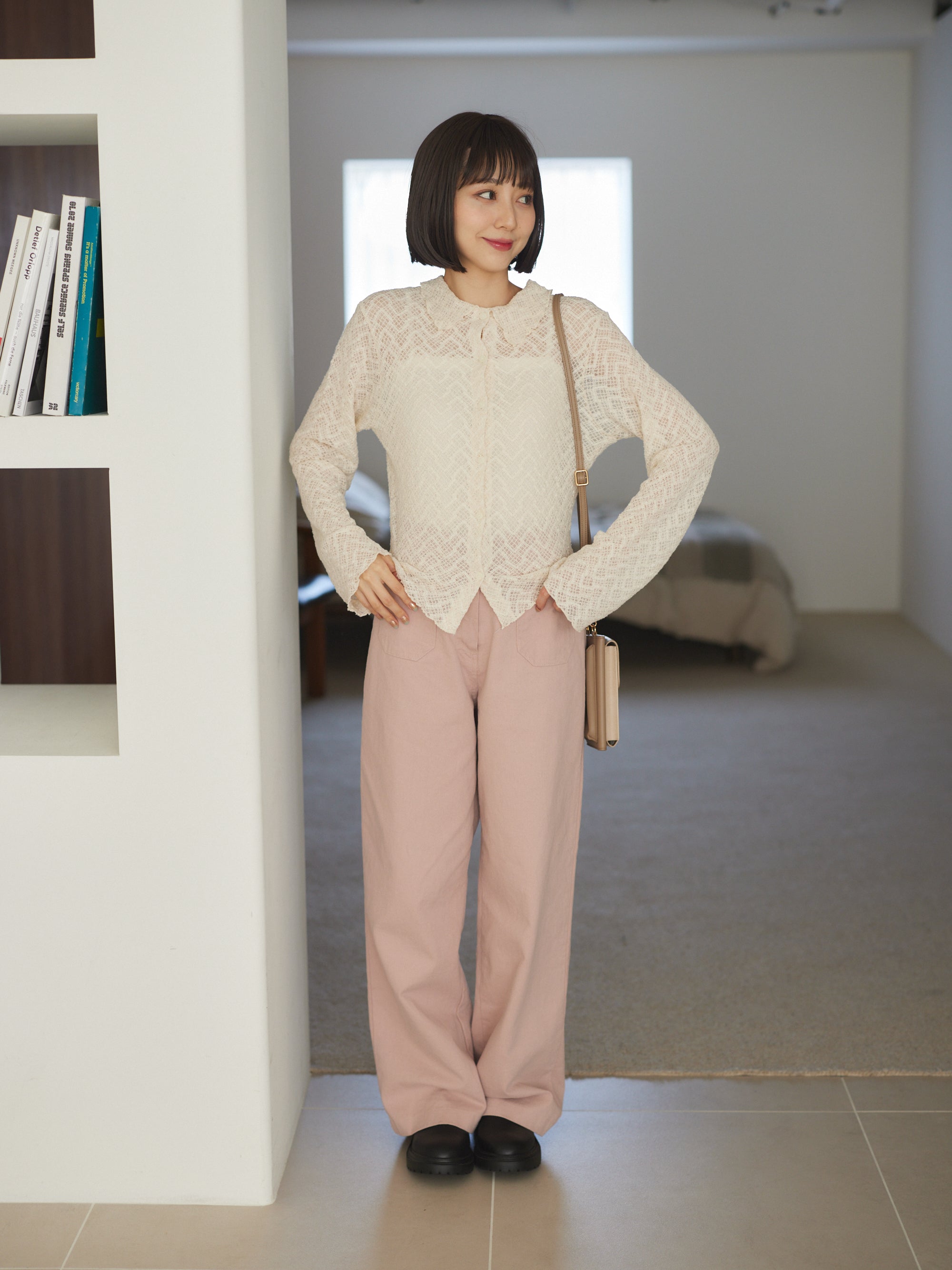 Soft Mesh knit tops