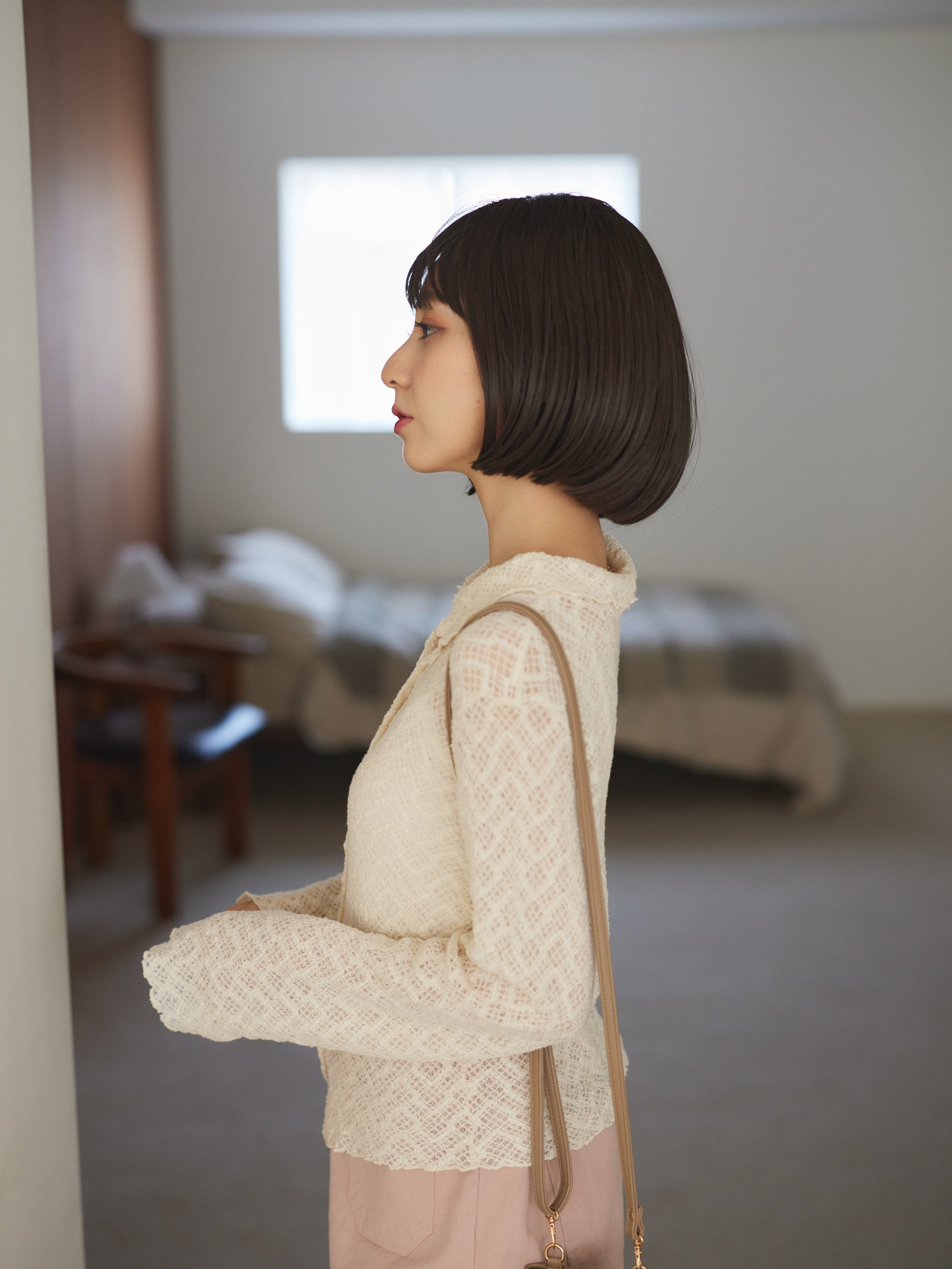 Soft Mesh knit tops