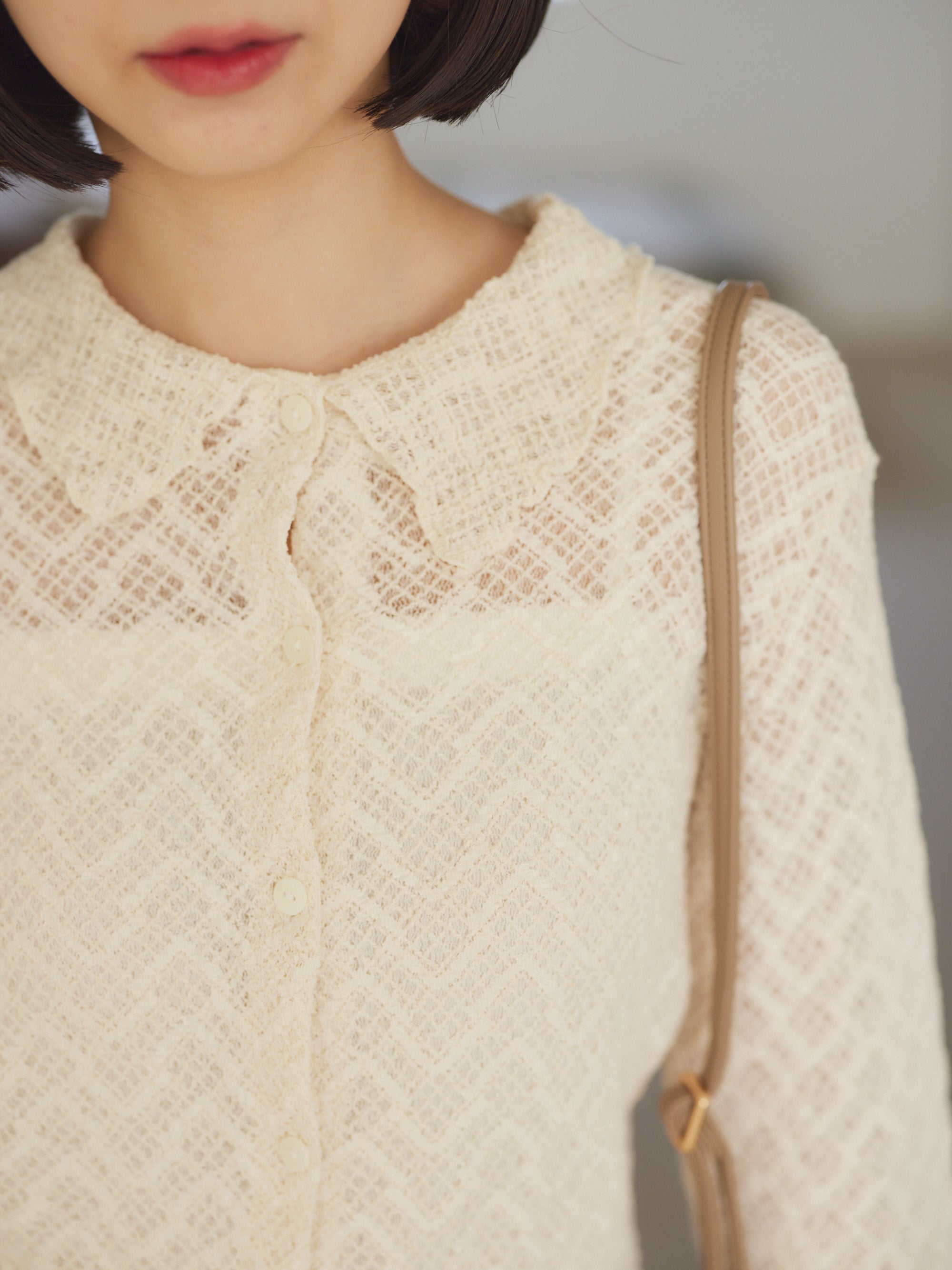 Soft Mesh knit tops