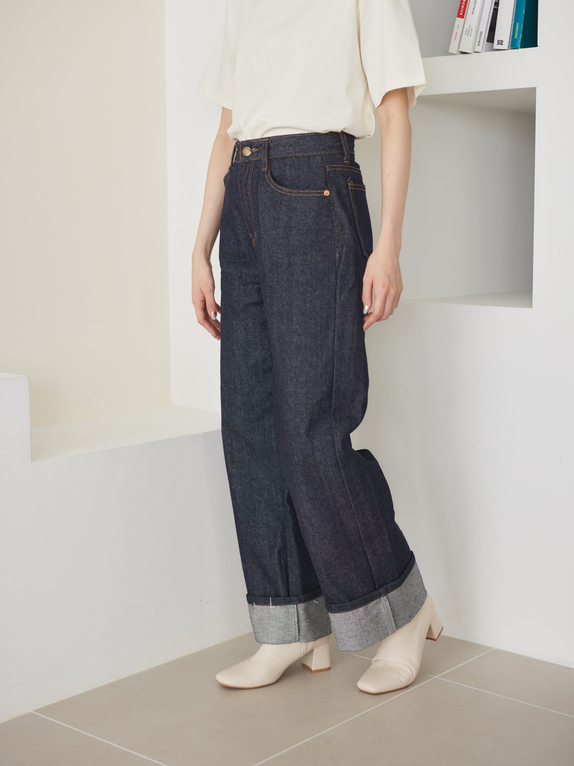 simple Denim trousers