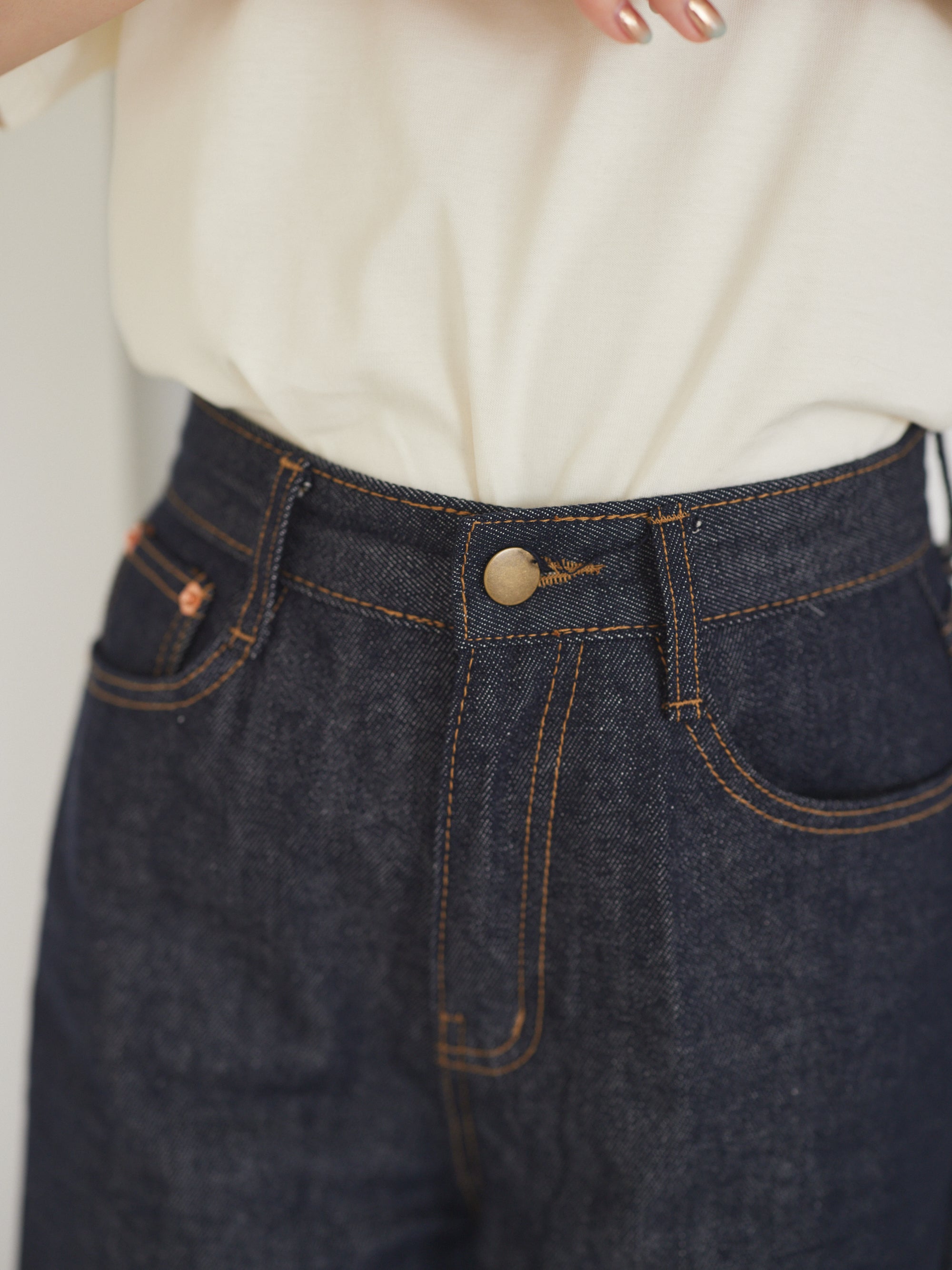 simple Denim trousers