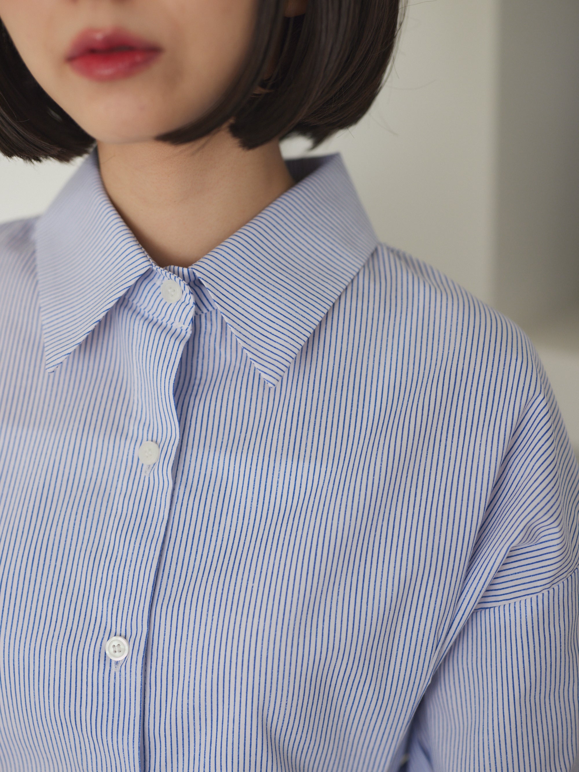 Double ribbon stripe shirts