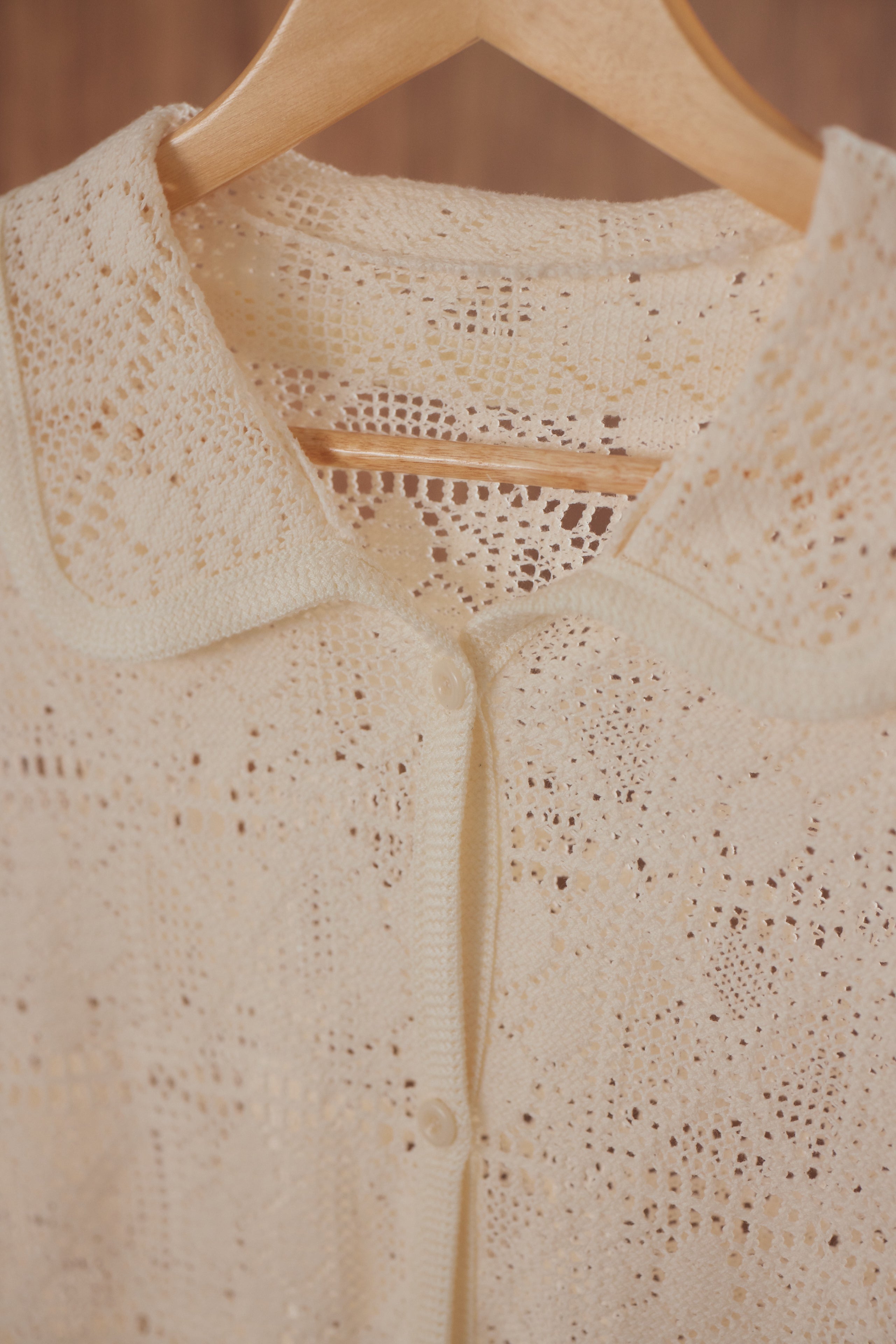 flower cotton cardigan