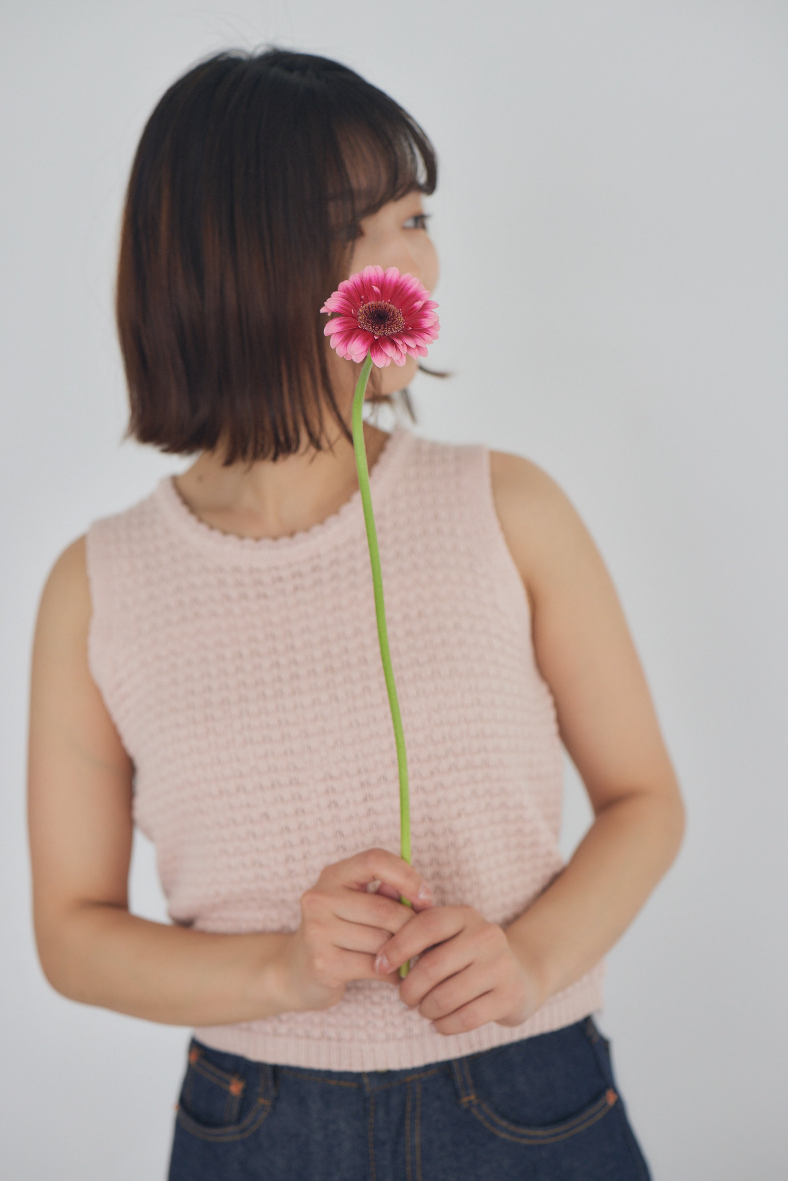 spring clear tank top
