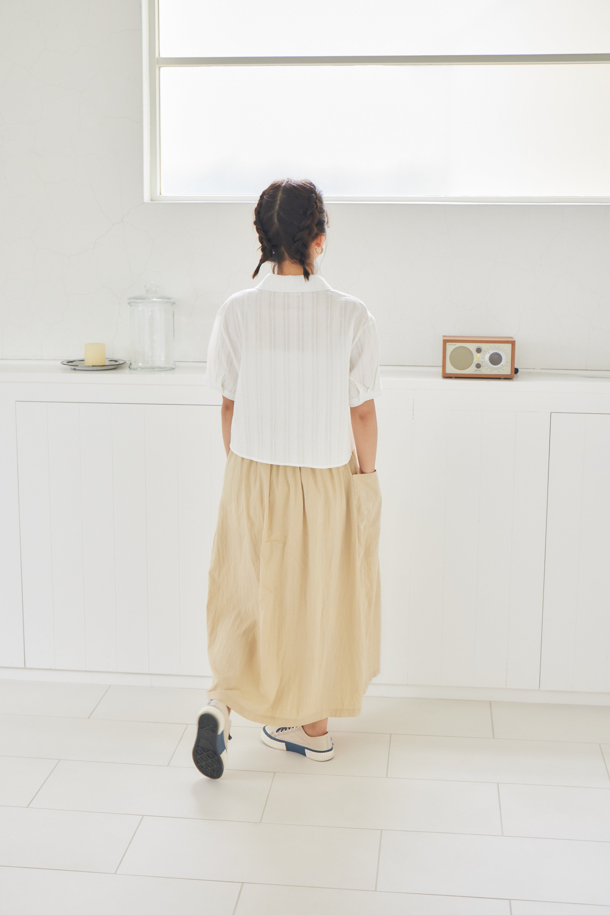 antique cropped shirt