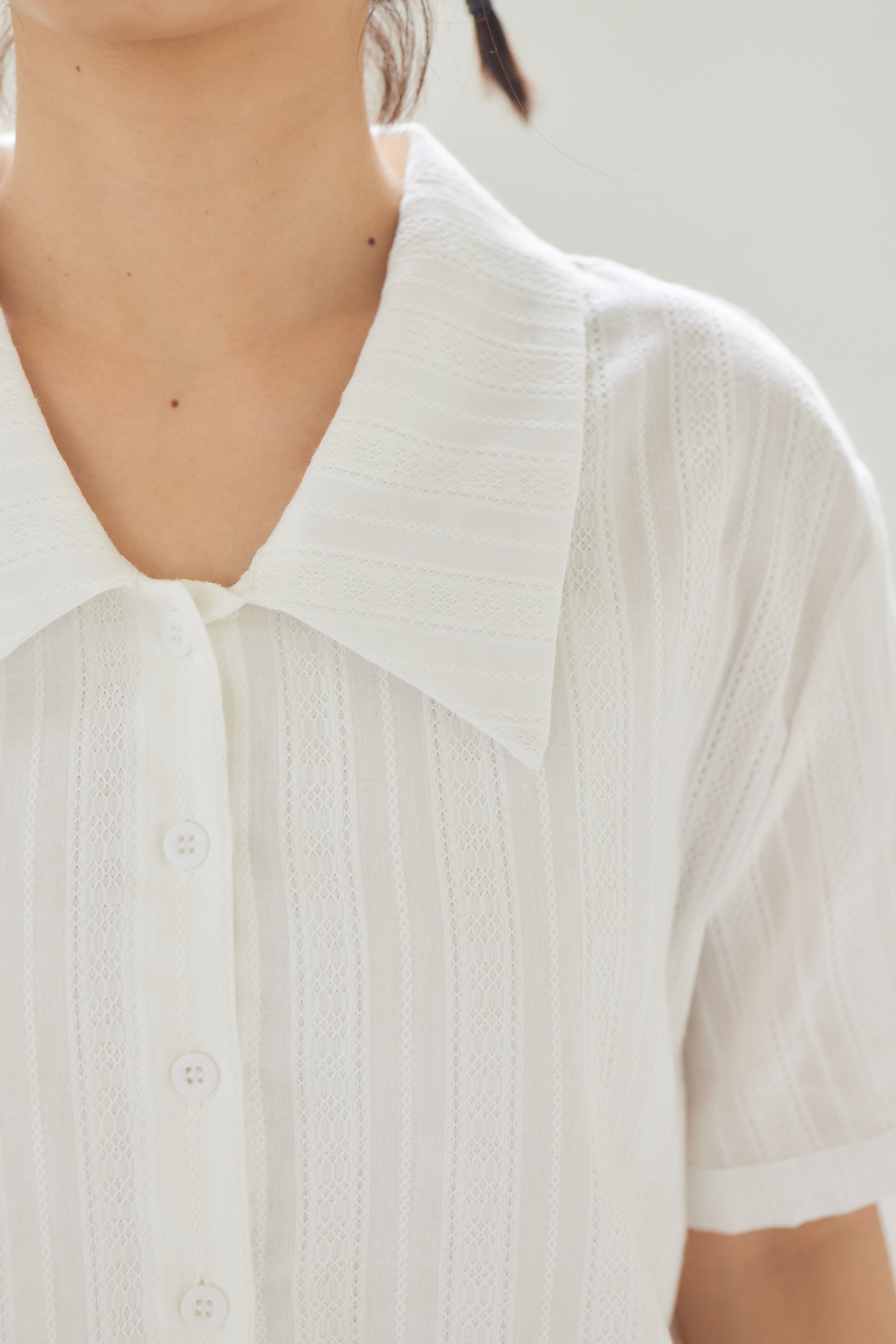 antique cropped shirt