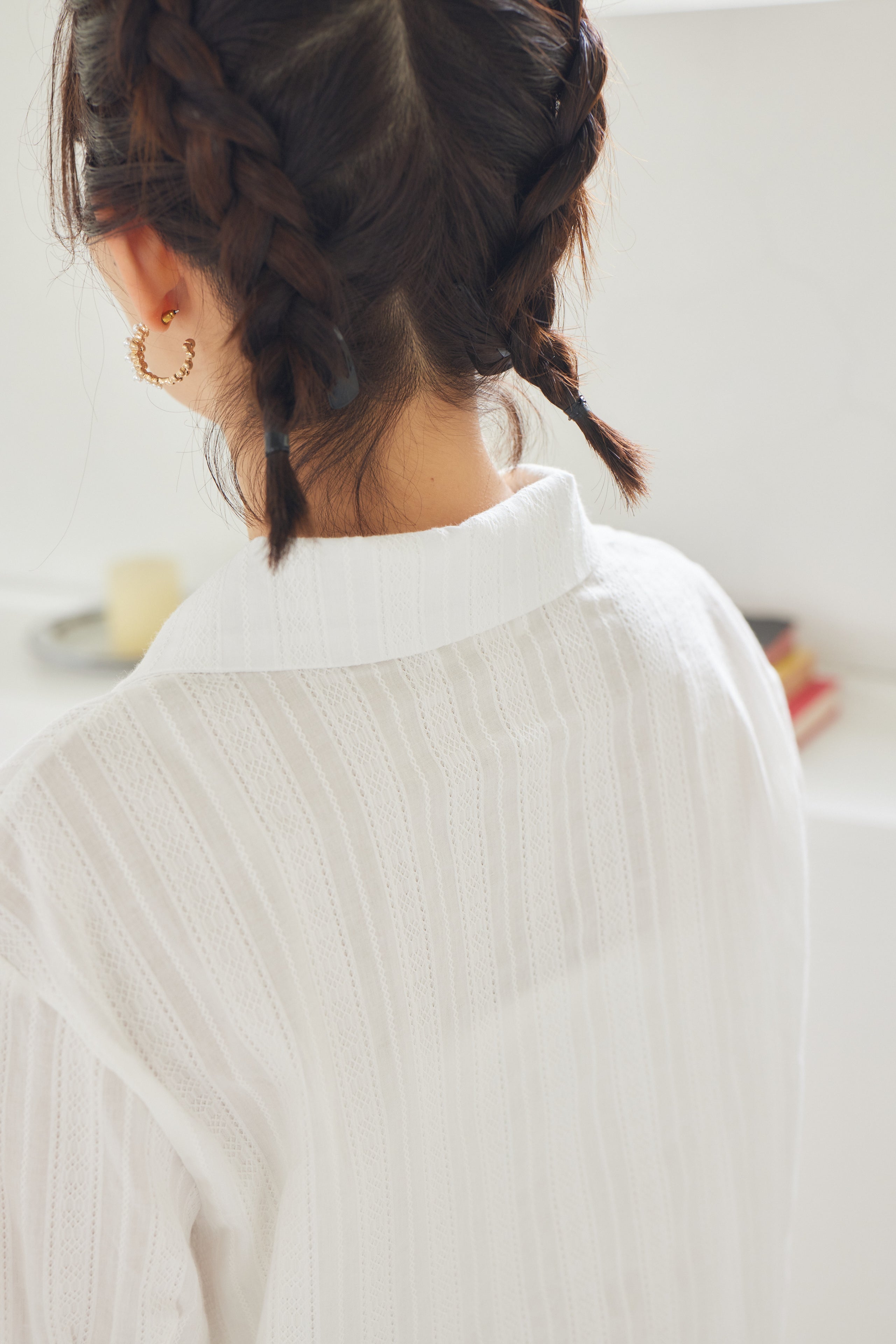 antique cropped shirt