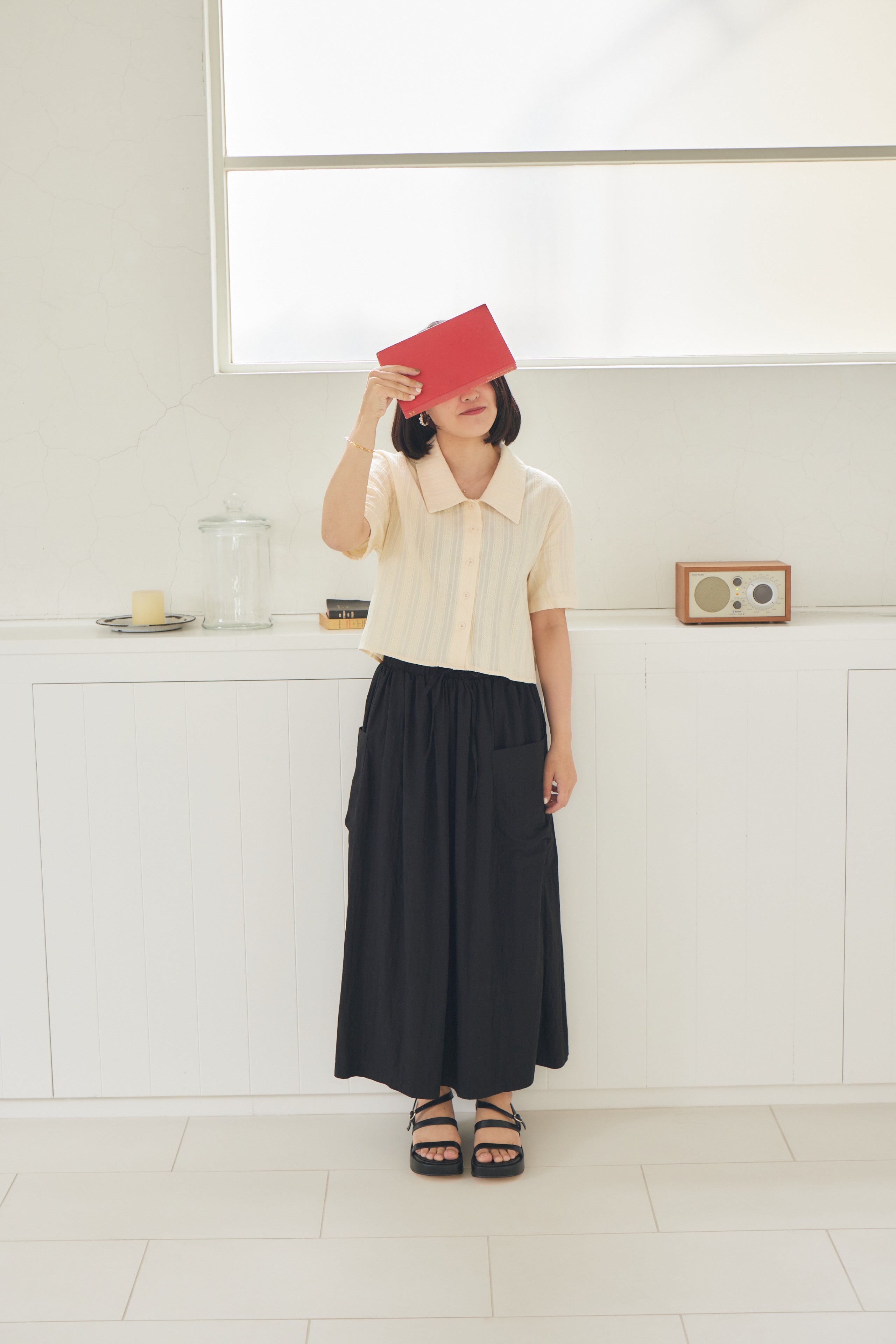antique cropped shirt