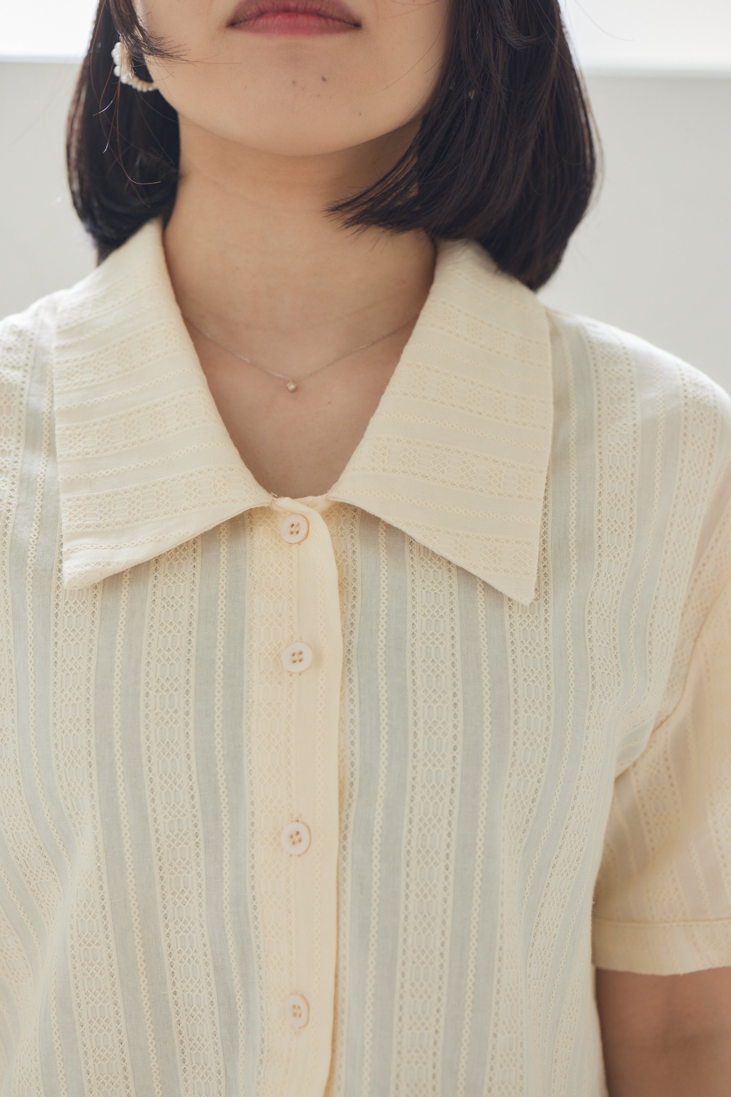 antique cropped shirt