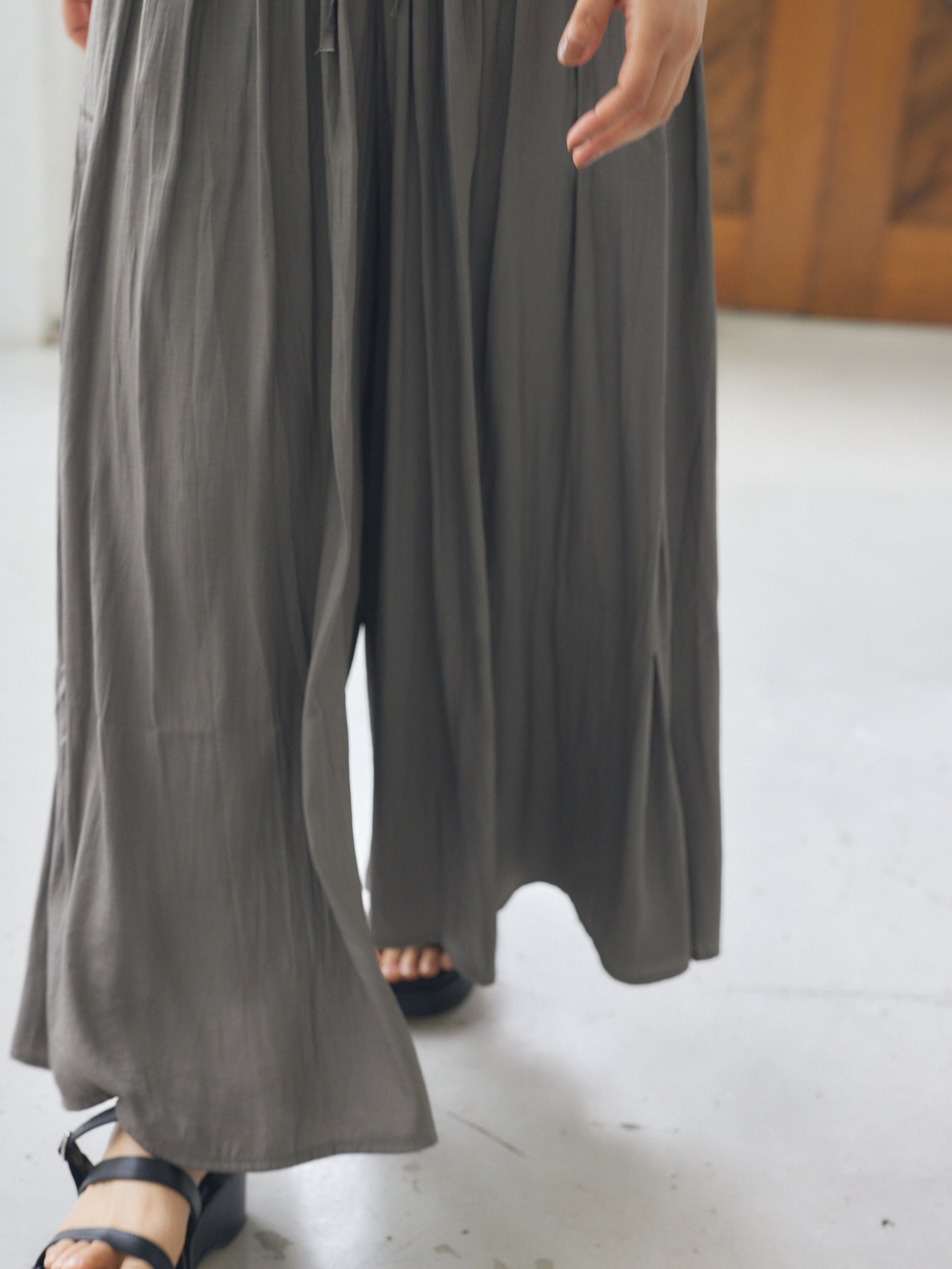 gather culotte skirt