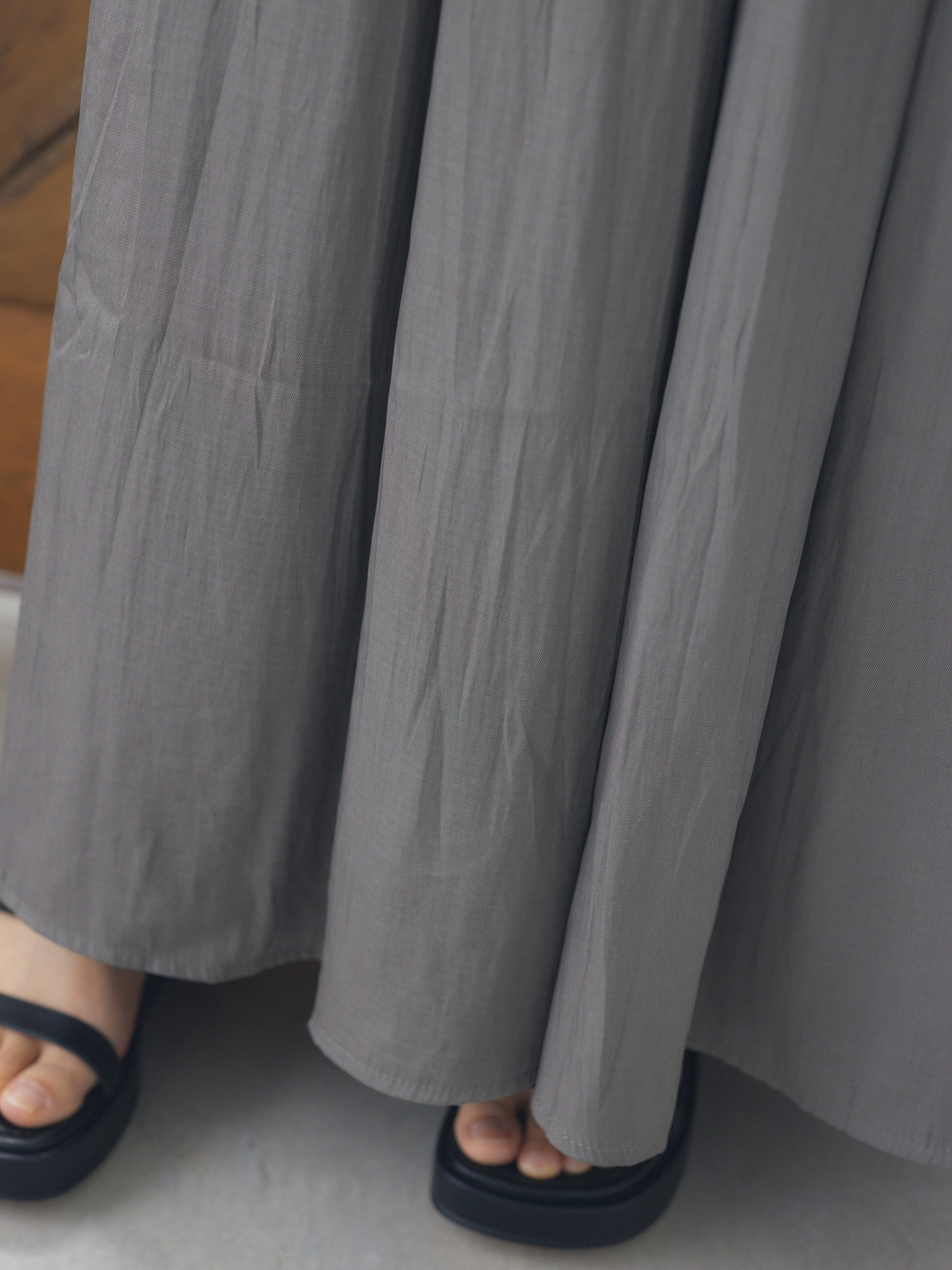 gather culotte skirt