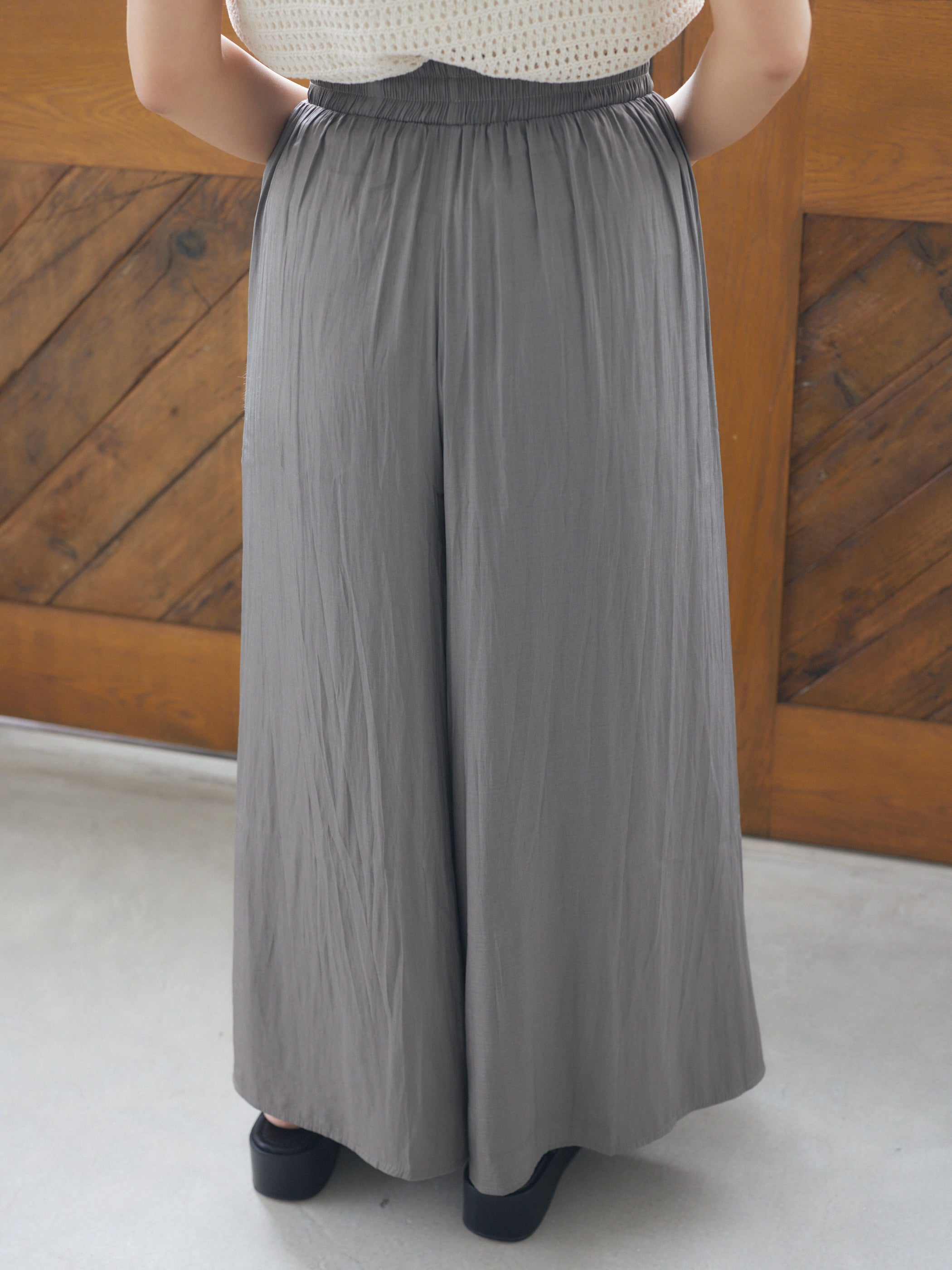 gather culotte skirt