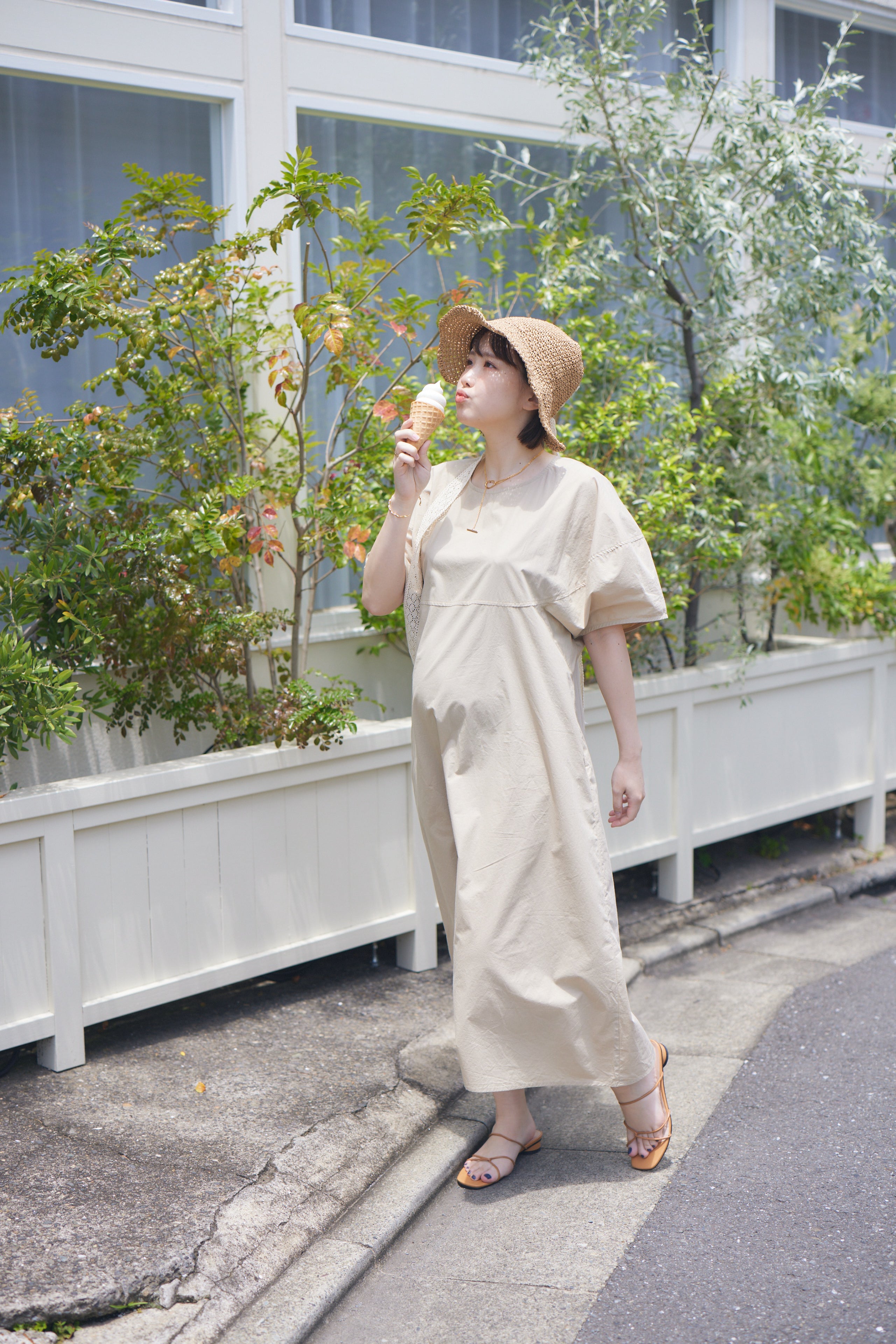 cotton puff one-piece