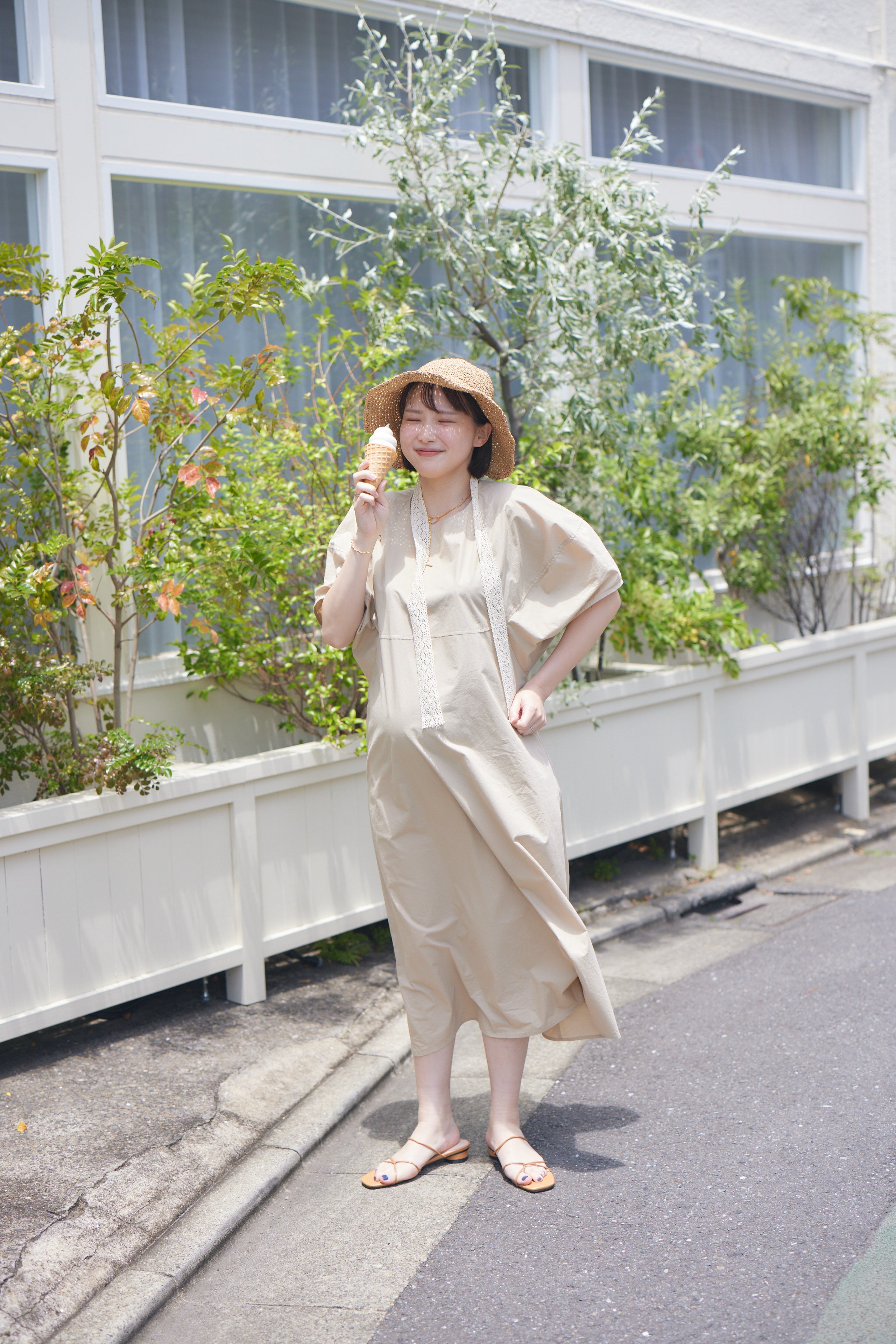 cotton puff one-piece