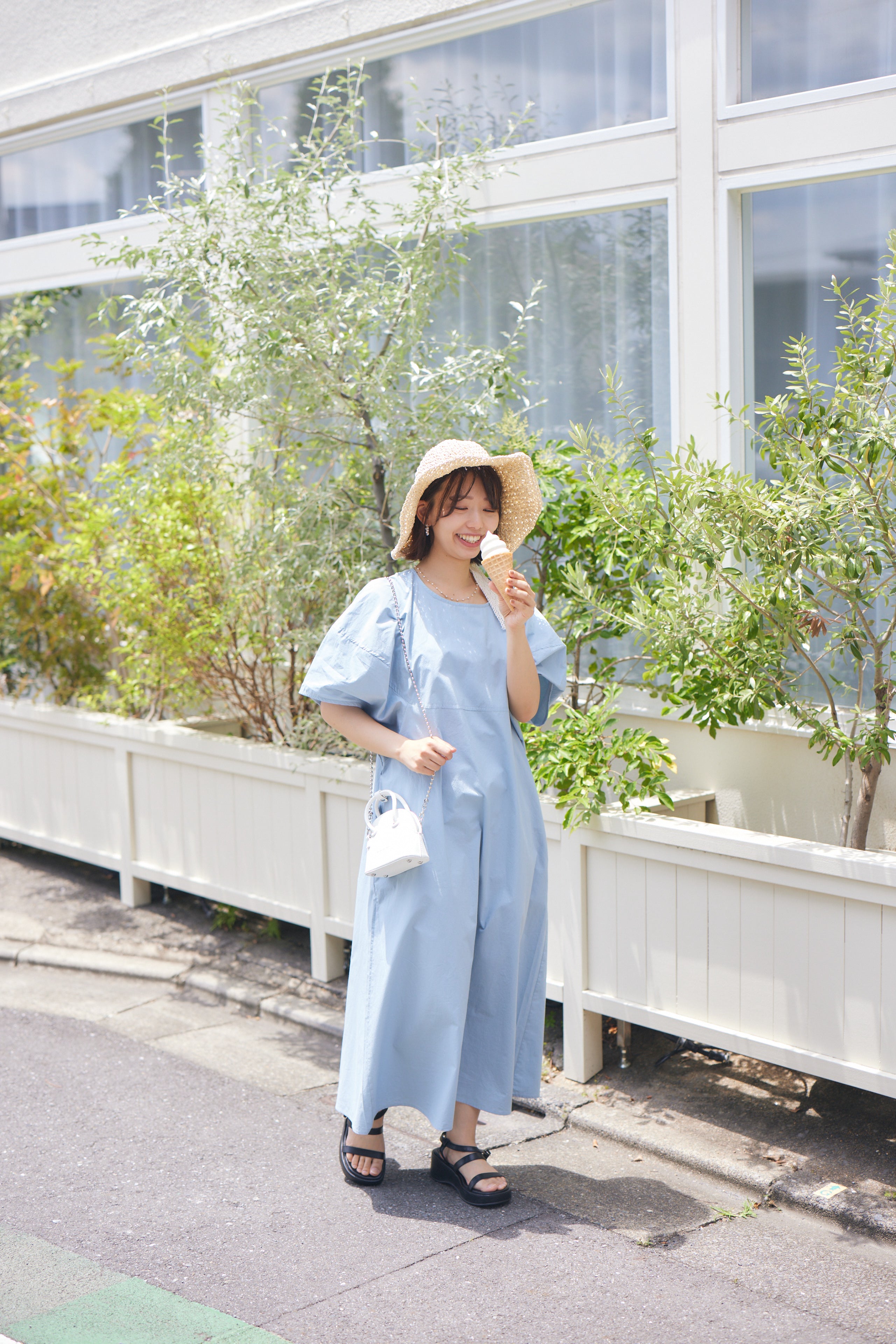 cotton puff one-piece