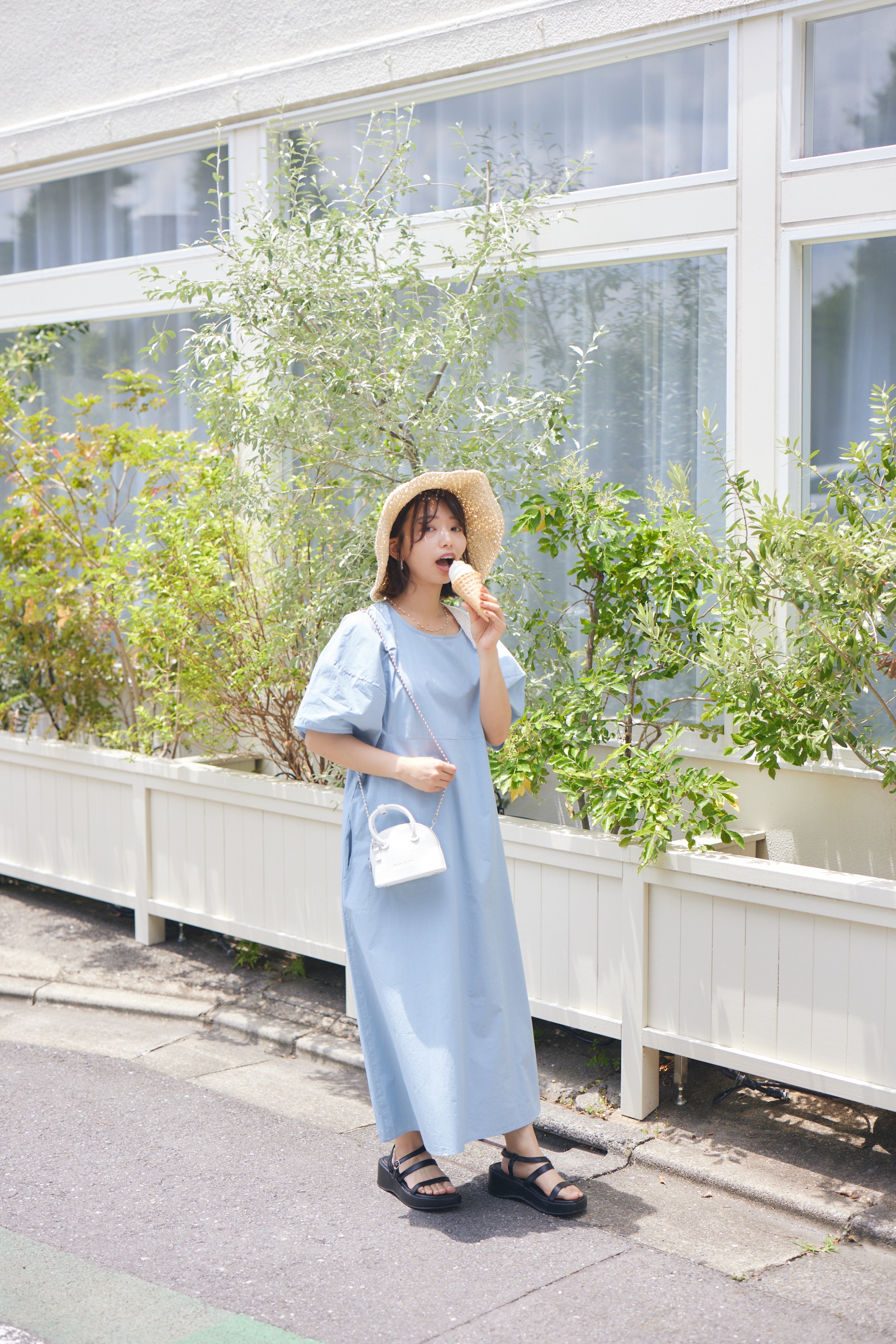 cotton puff one-piece