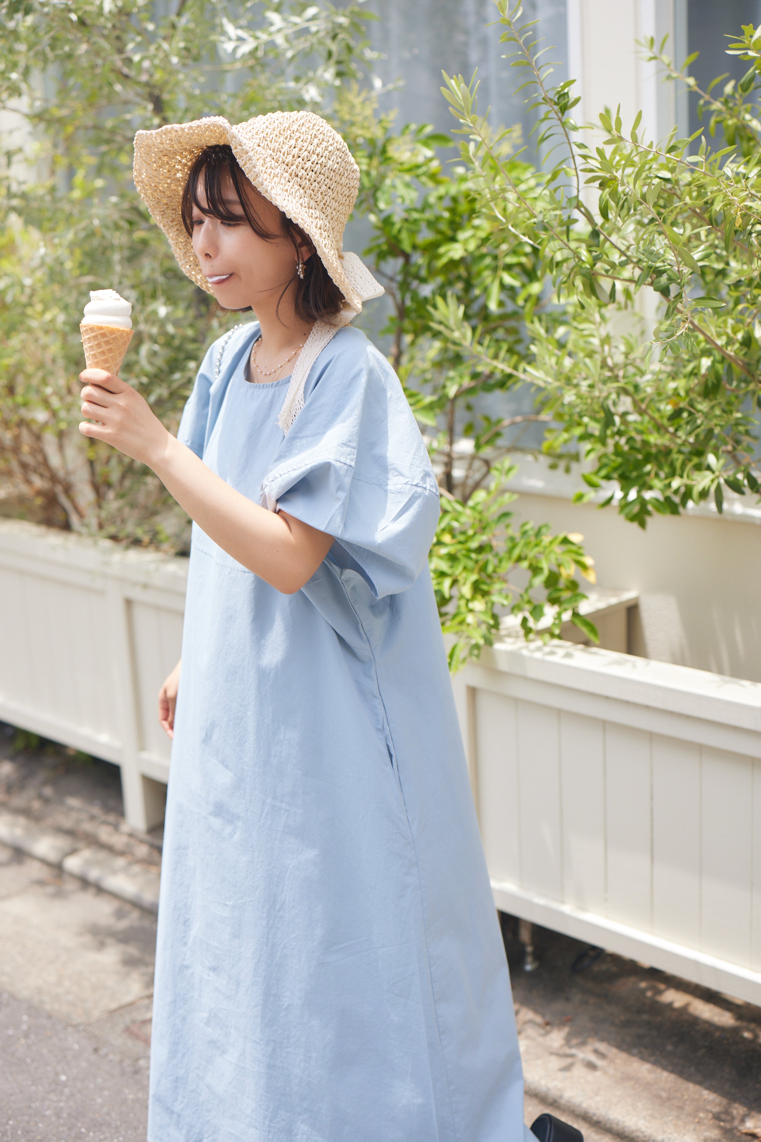 cotton puff one-piece