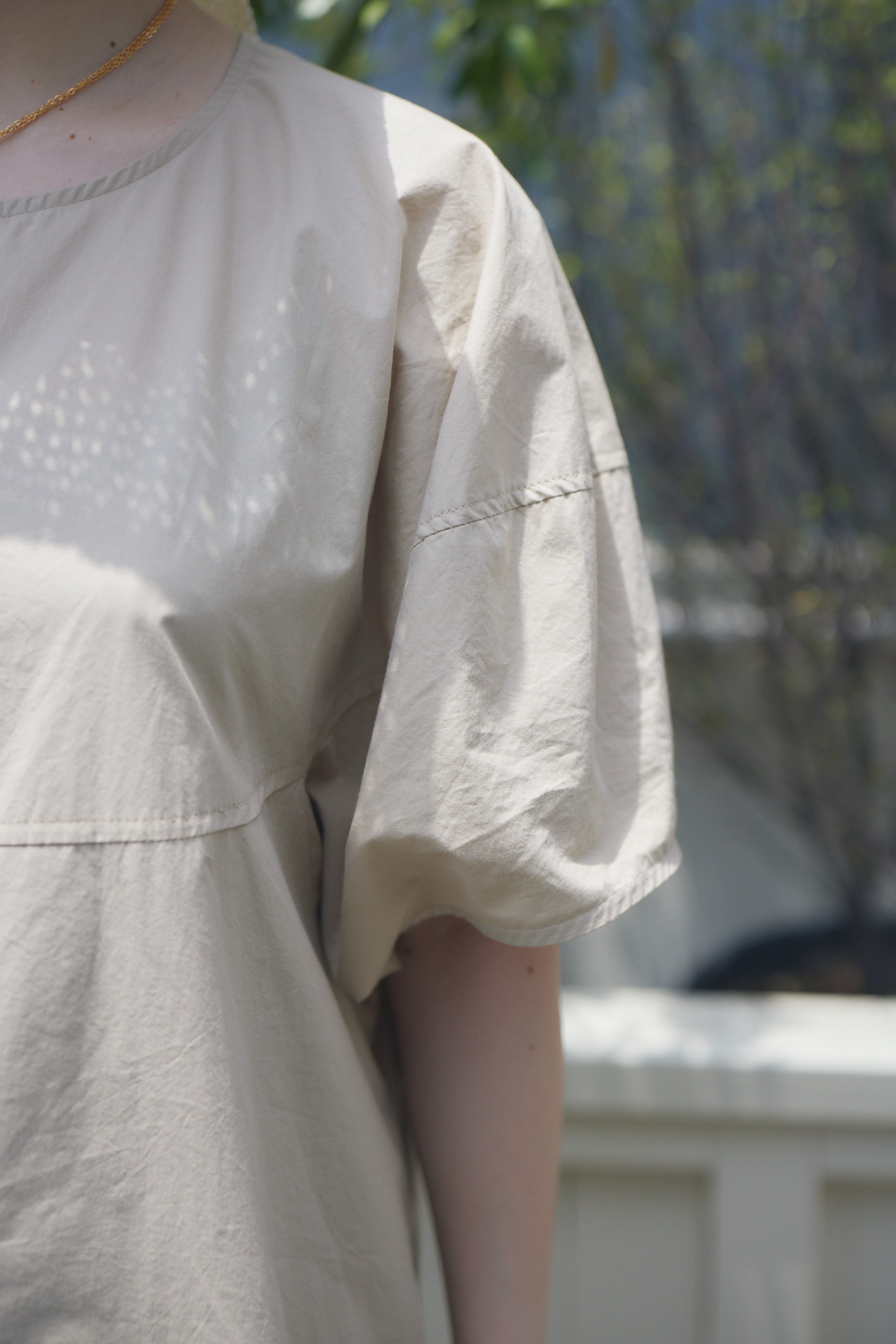 cotton puff one-piece