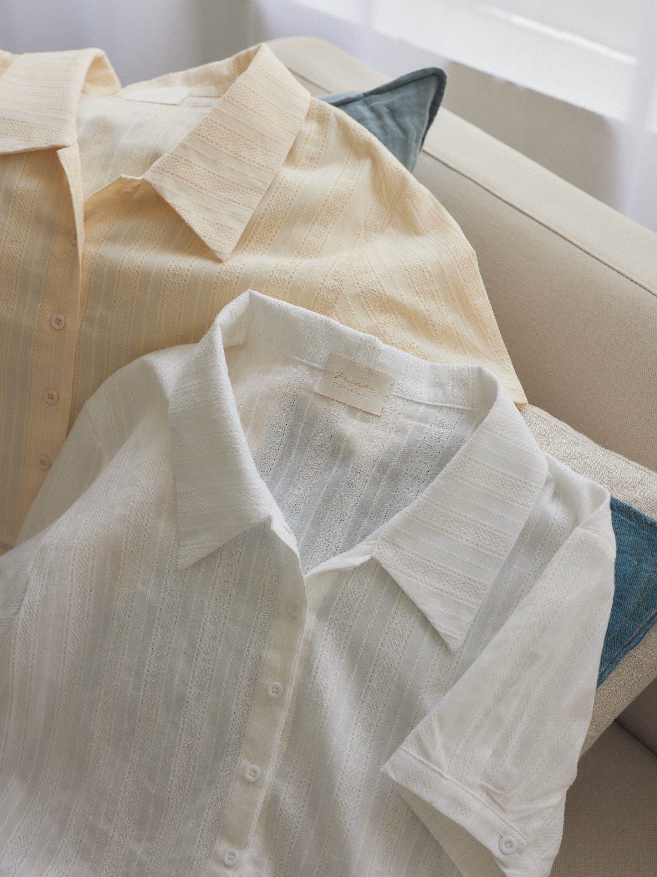 antique cropped shirt