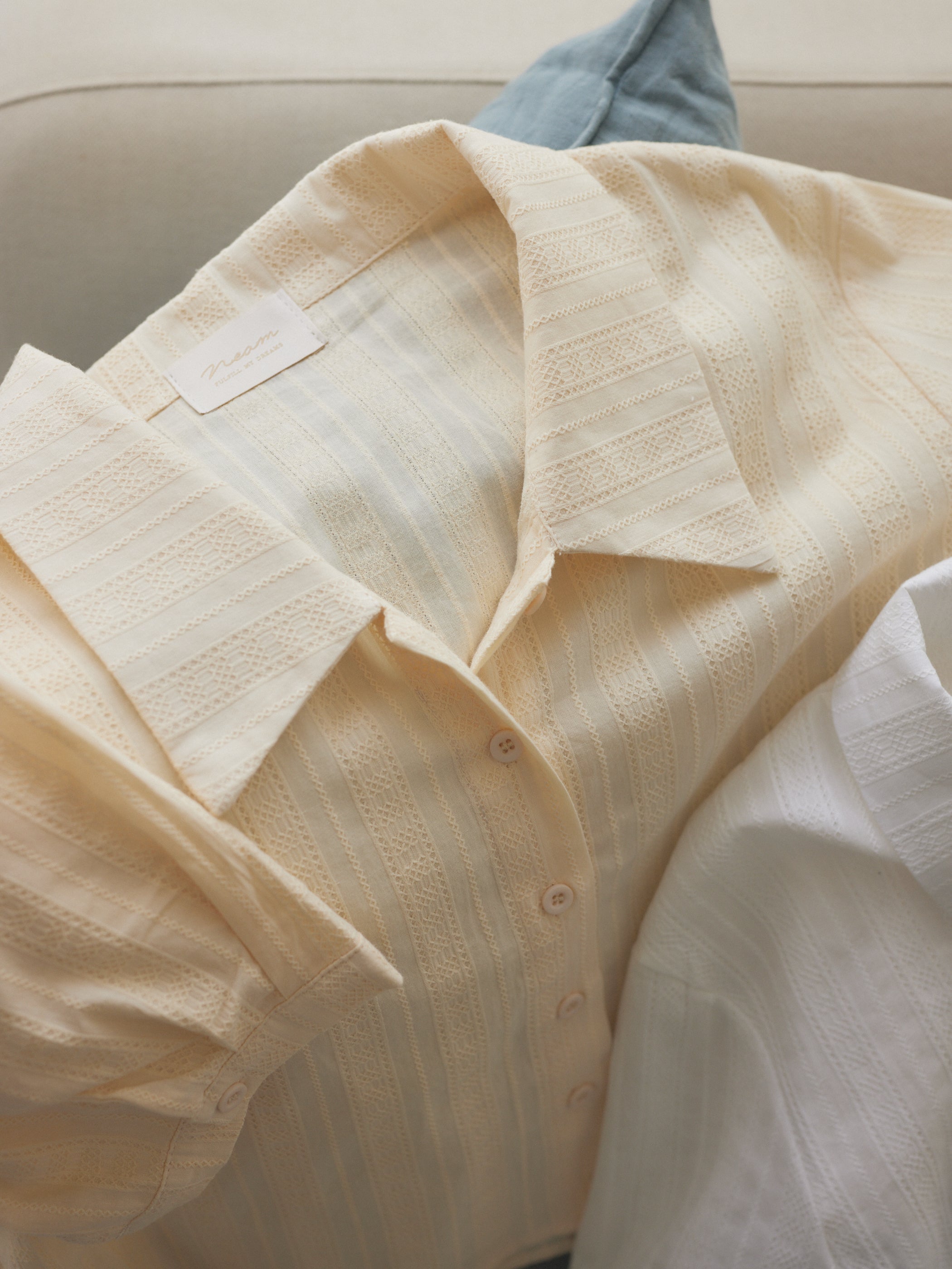 antique cropped shirt