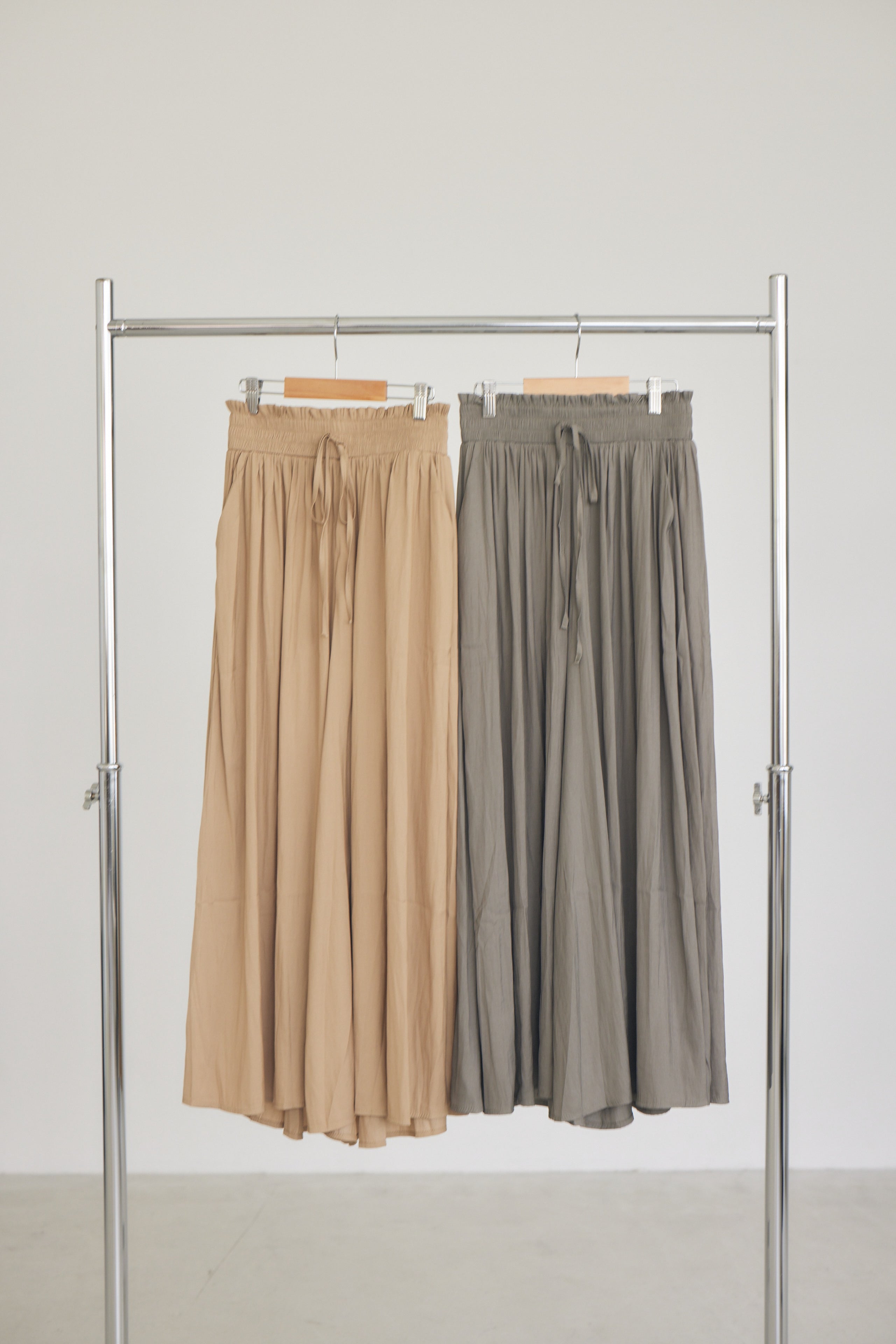 gather culotte skirt