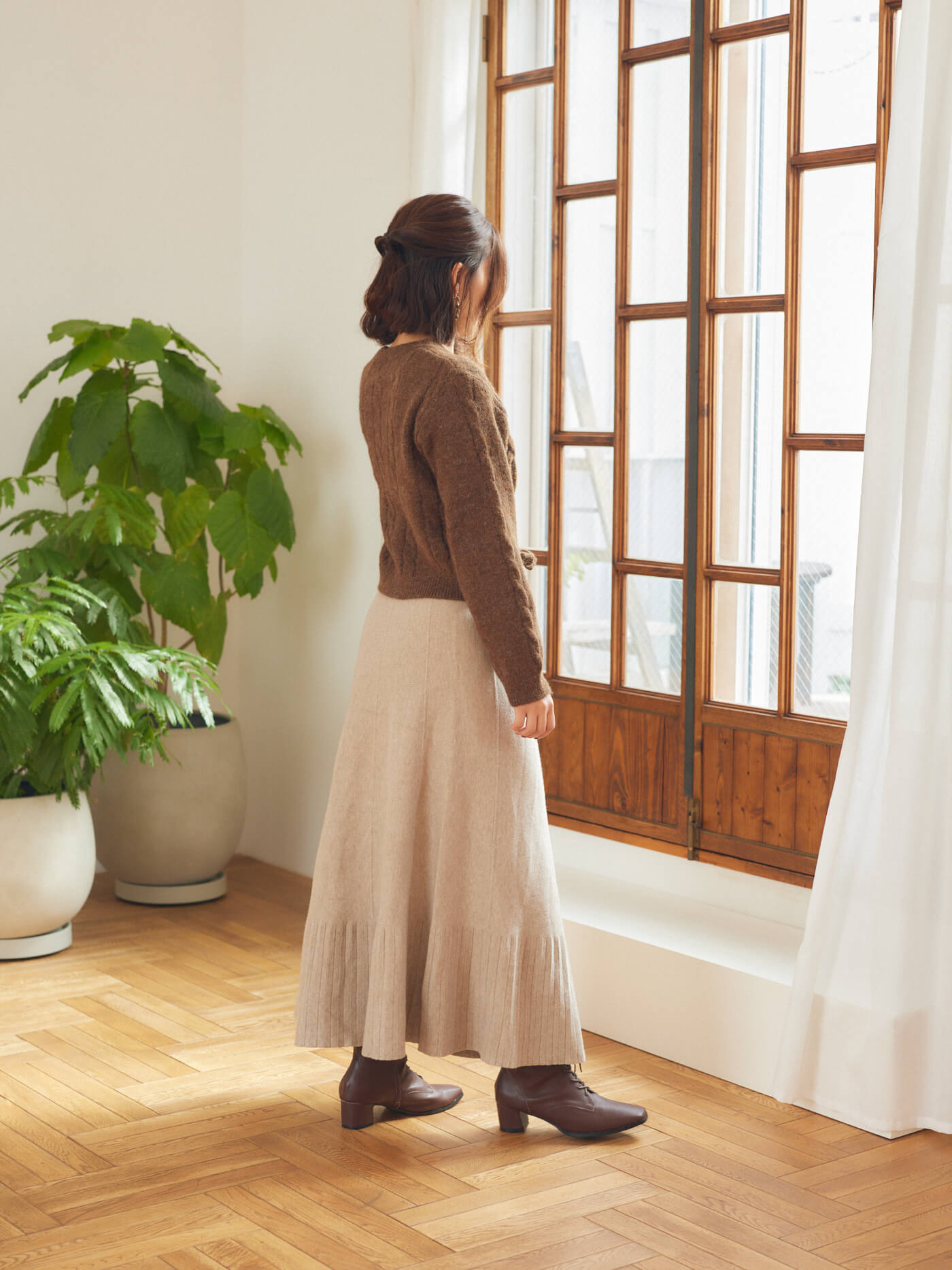 braided ribbon knit