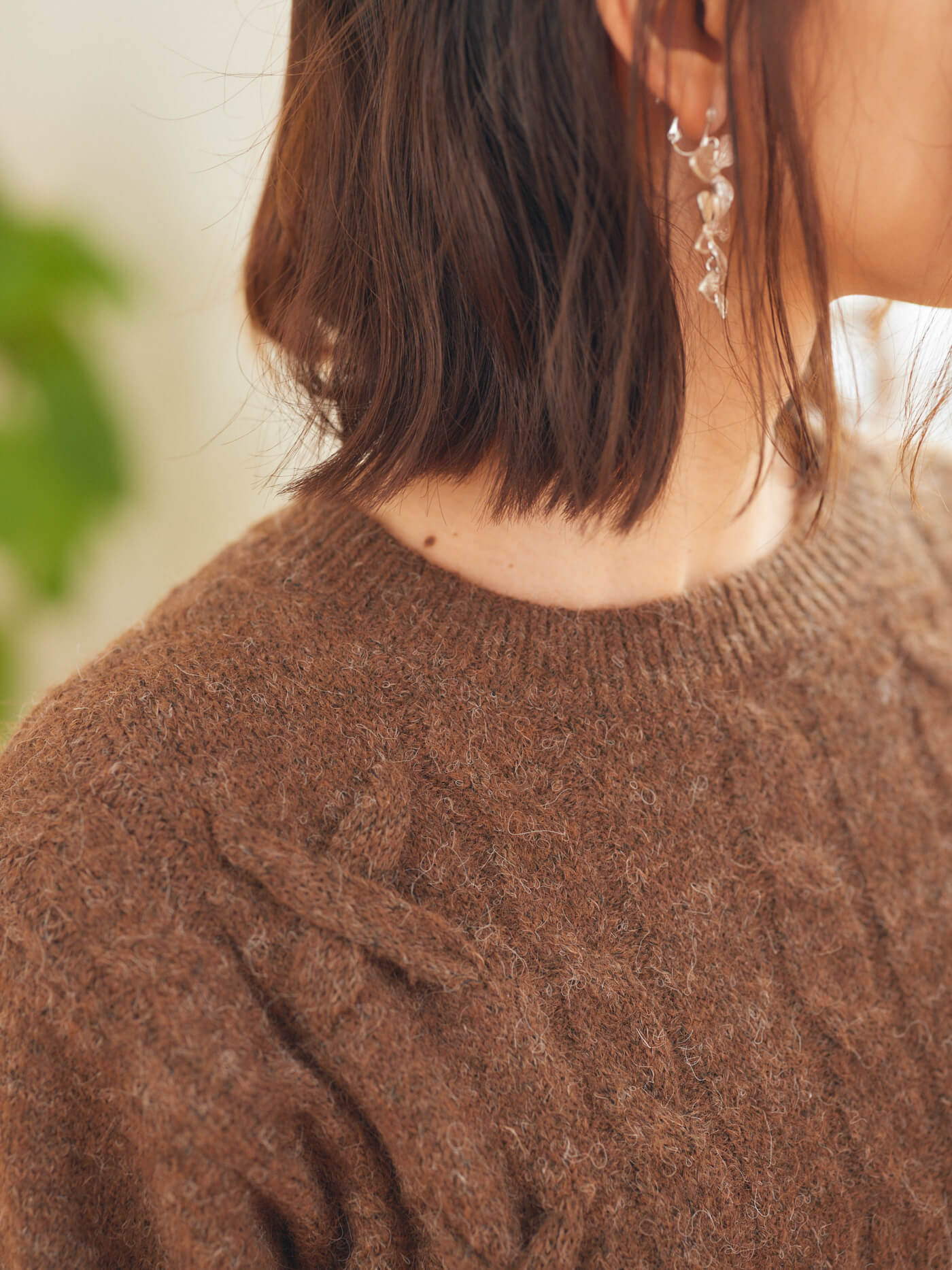 braided ribbon knit