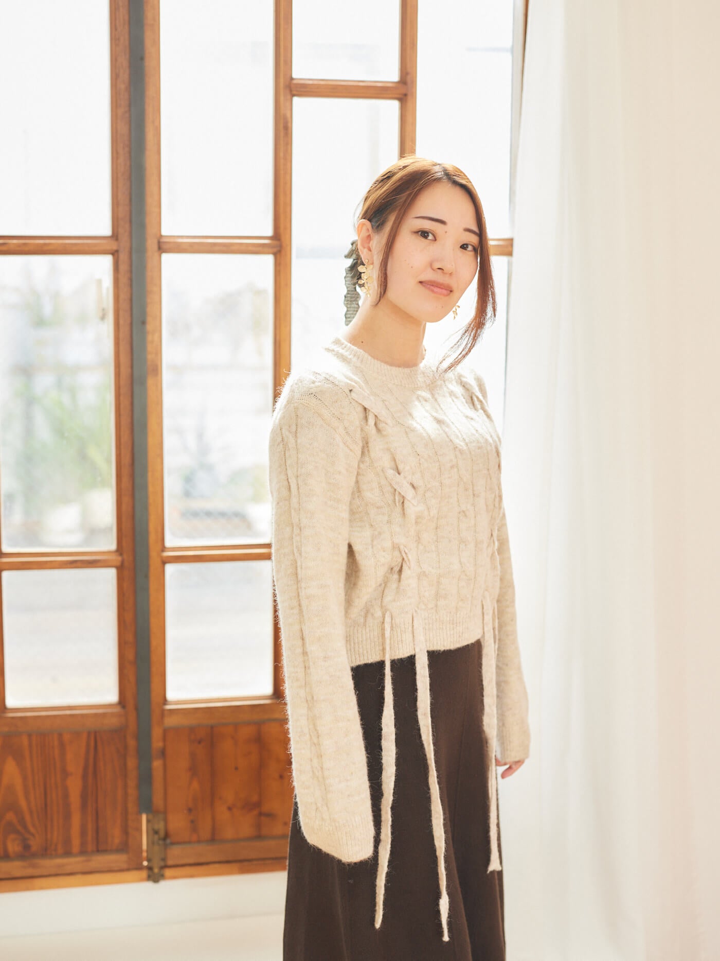 braided ribbon knit