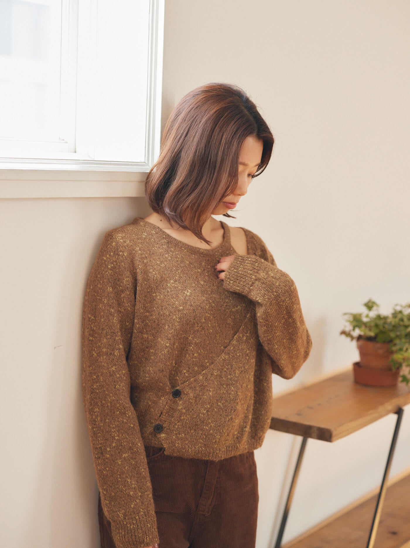marble design knit