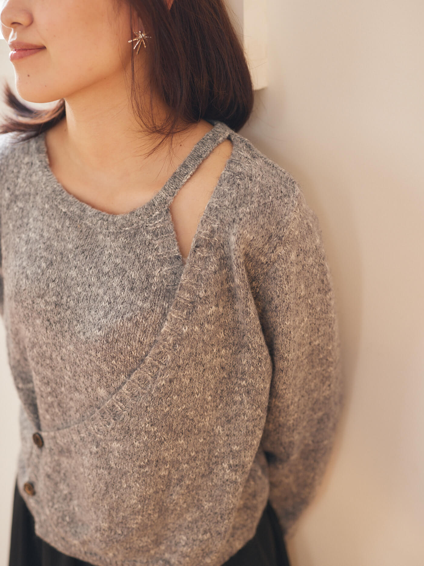 marble design knit