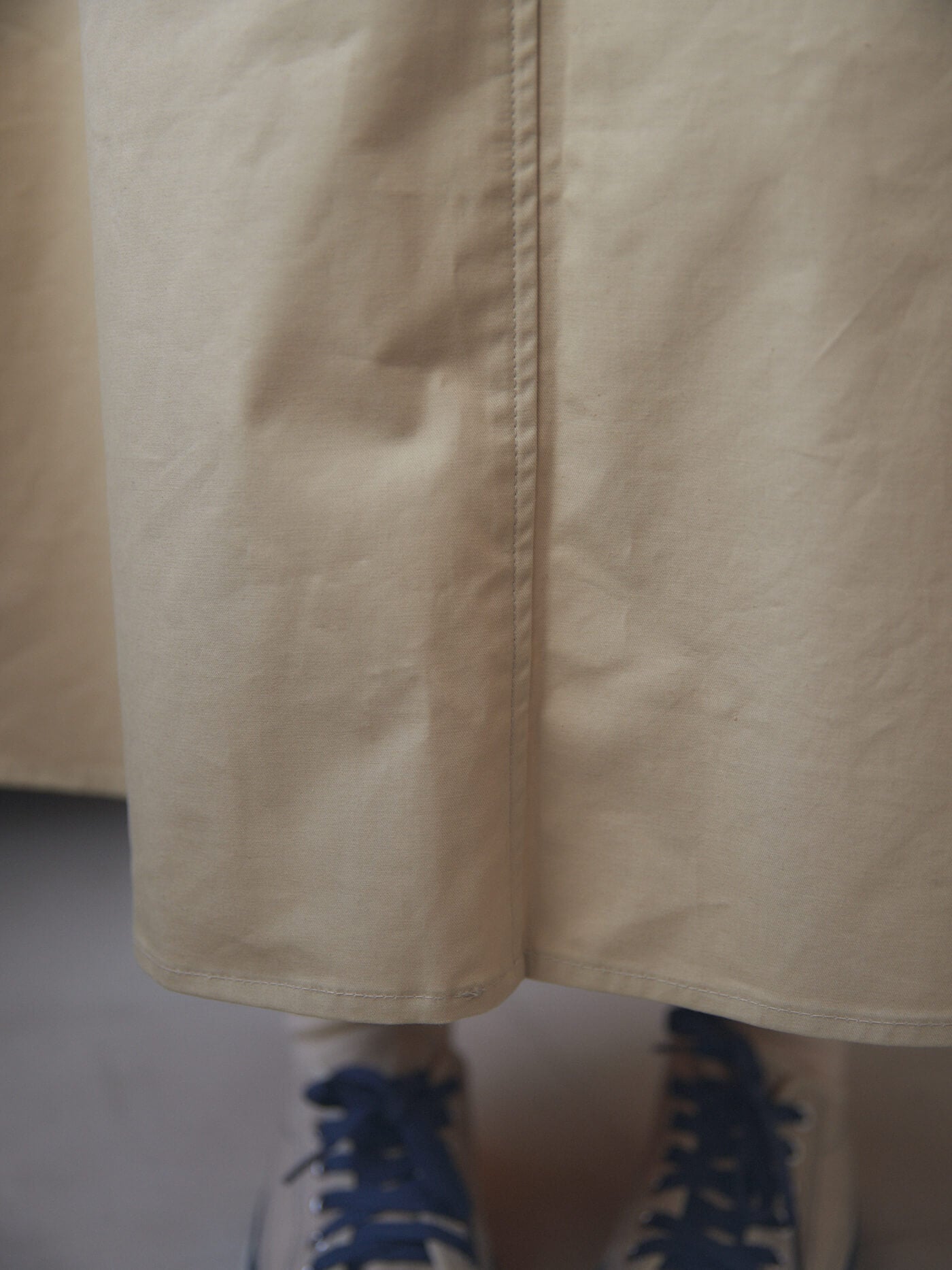 trench flare skirt
