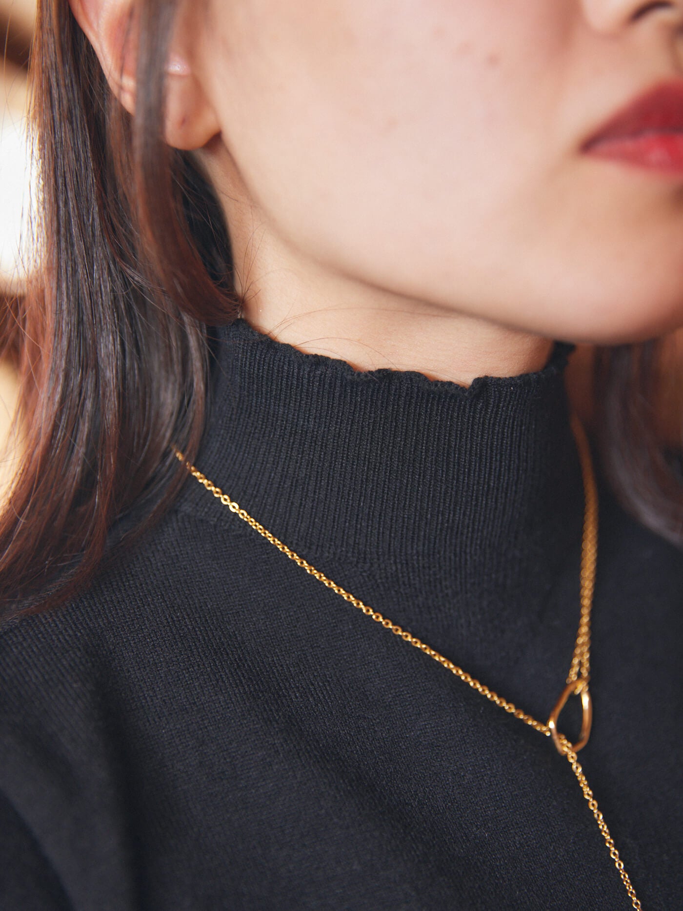 2way sleeve bottun tops