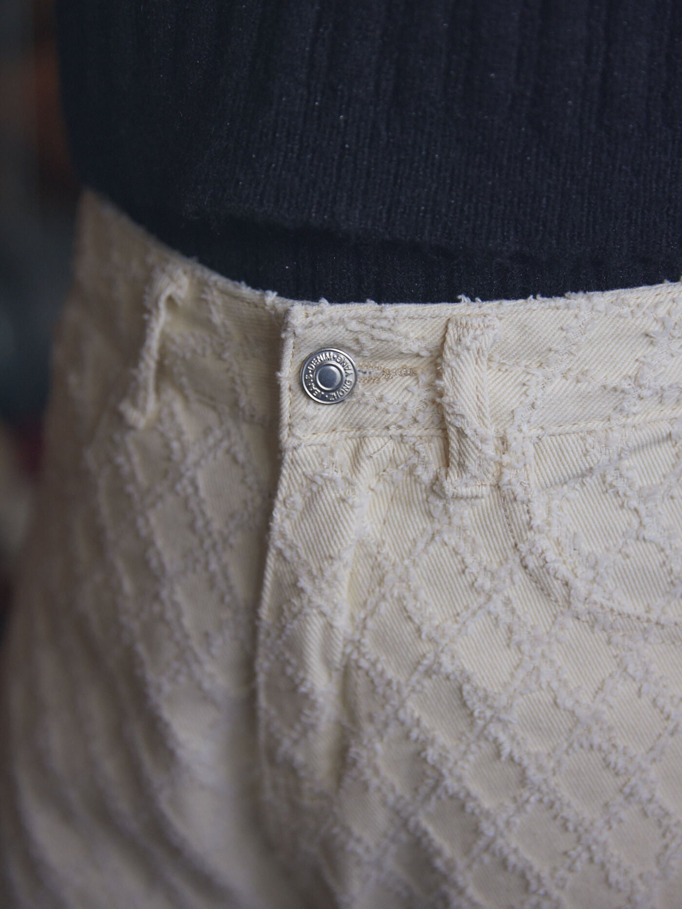 jacquard wide pants
