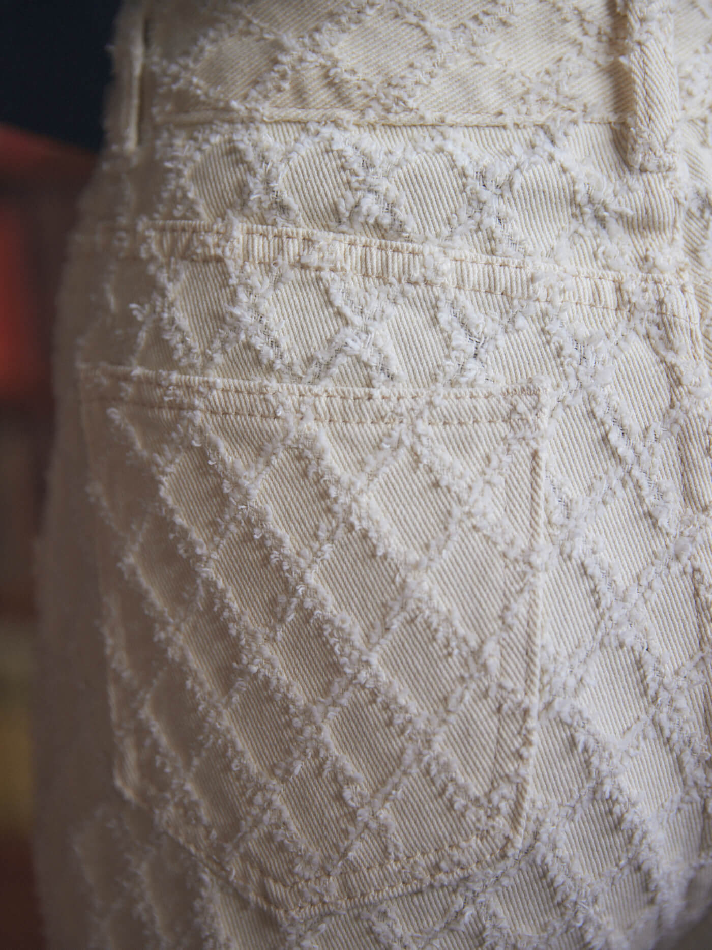 jacquard wide pants