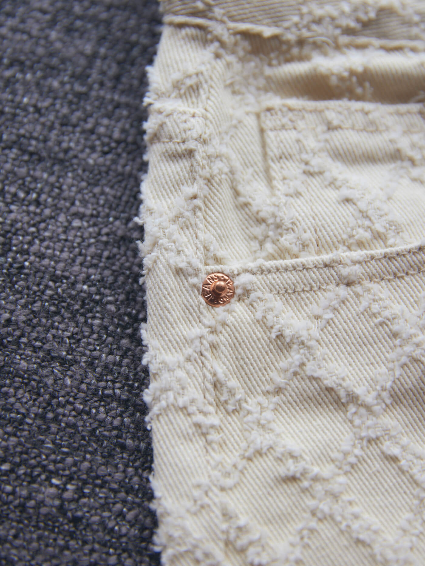 jacquard wide pants