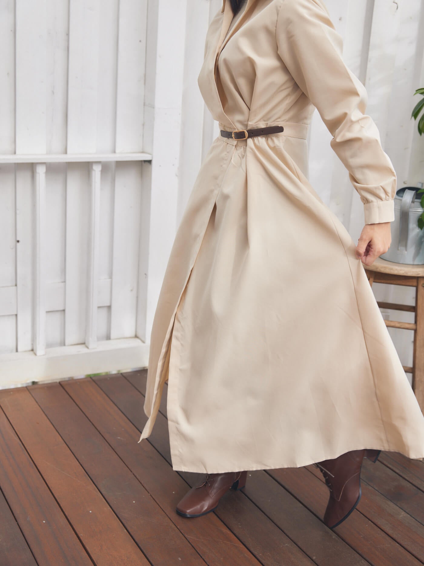 belt wrap one-piece
