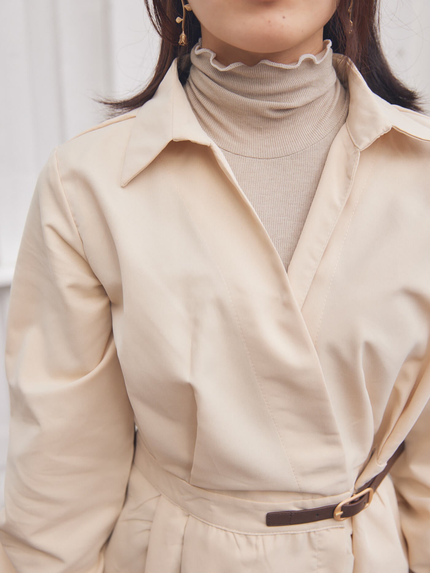belt wrap one-piece