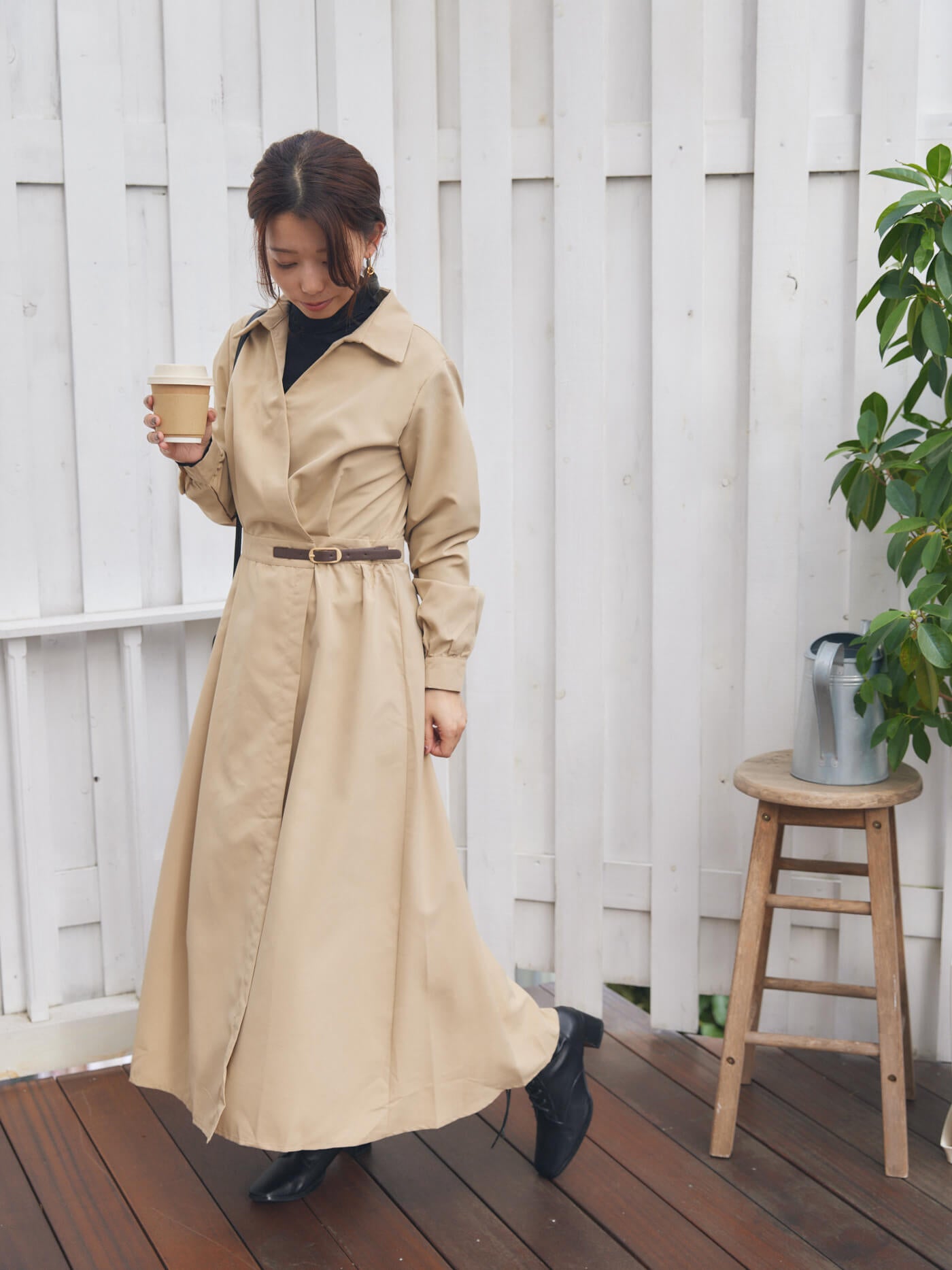 belt wrap one-piece