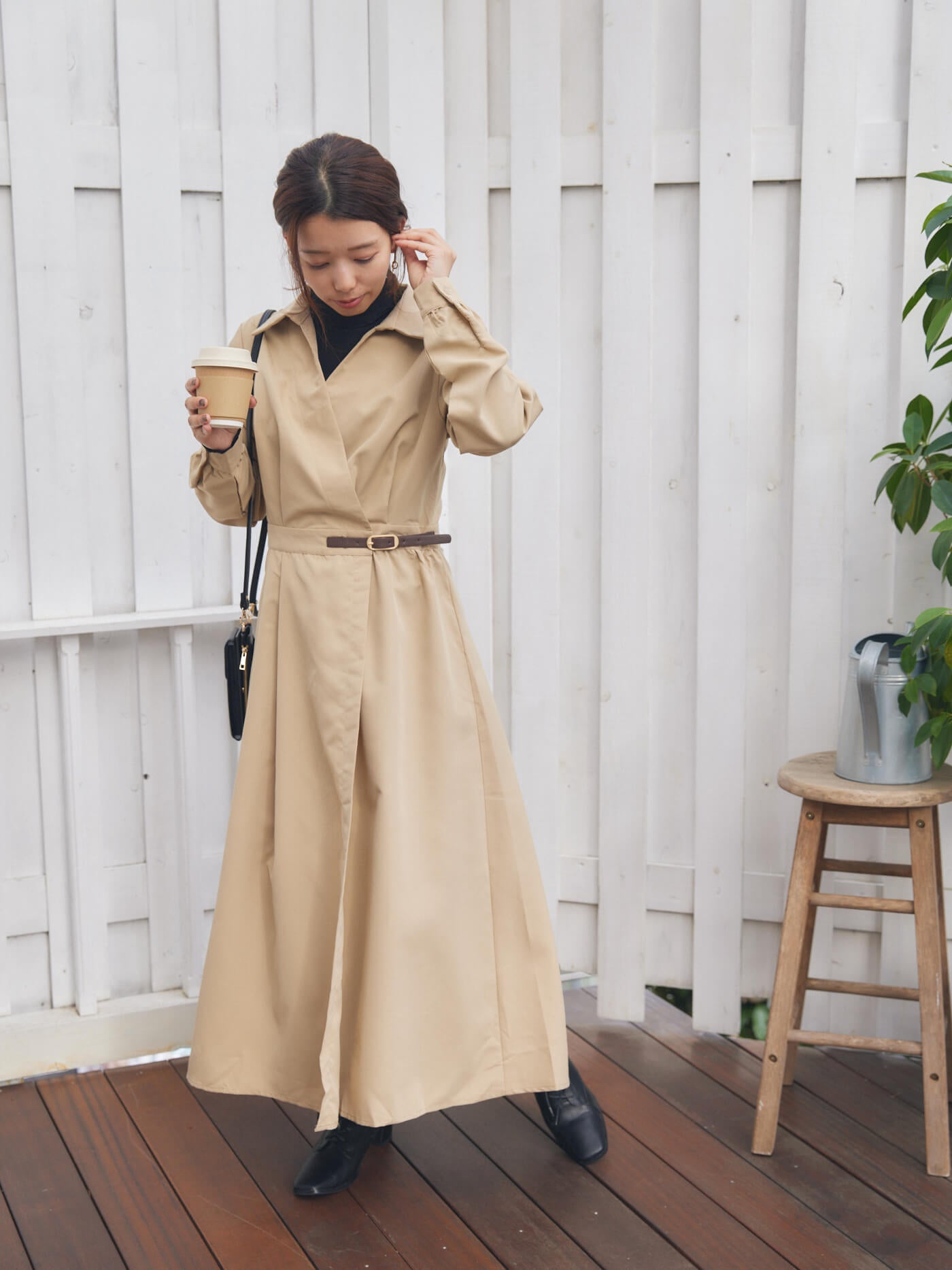 belt wrap one-piece