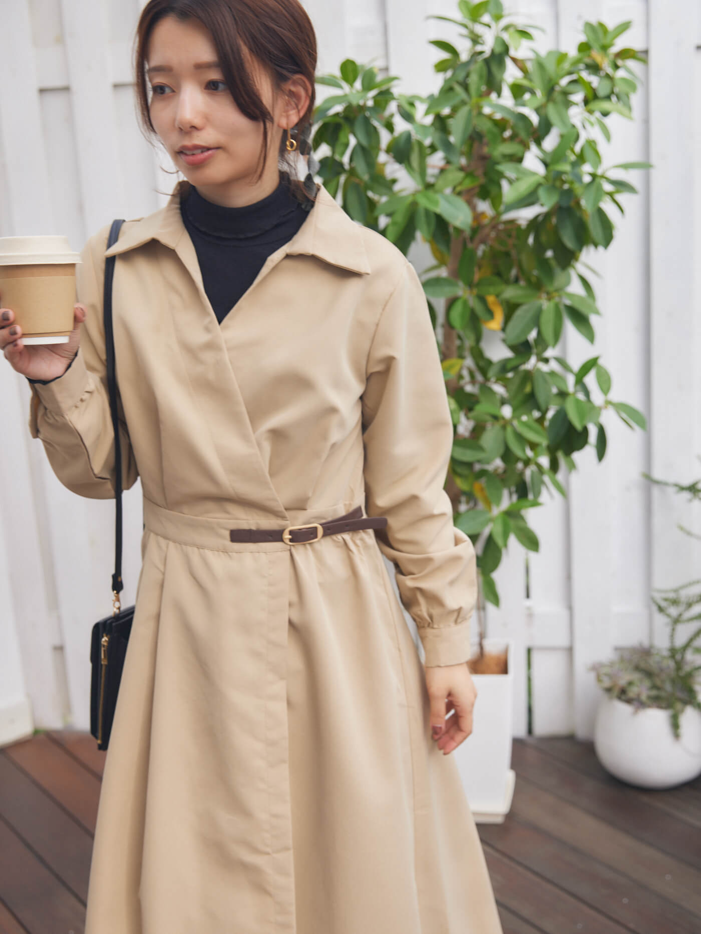 belt wrap one-piece