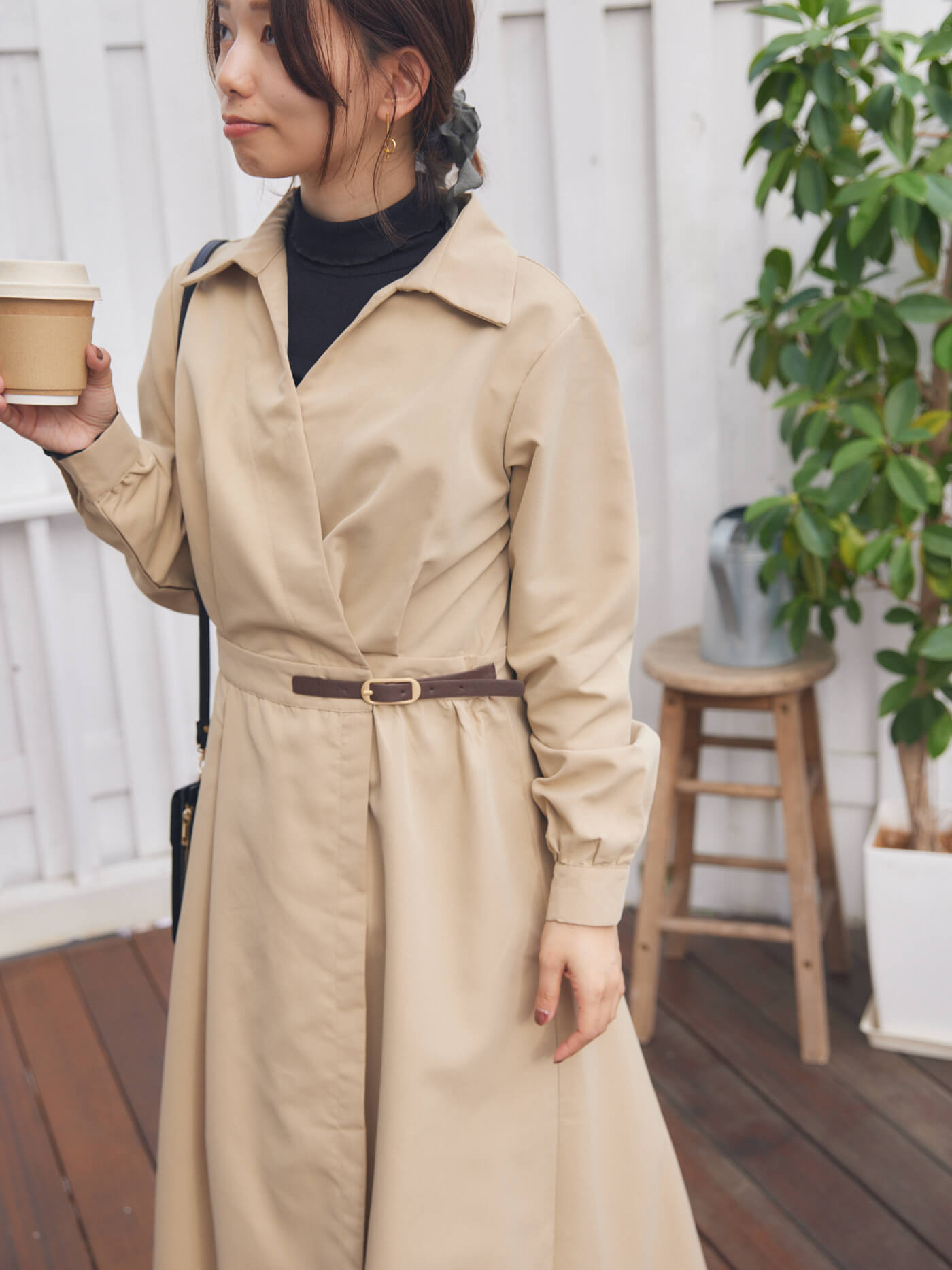 belt wrap one-piece