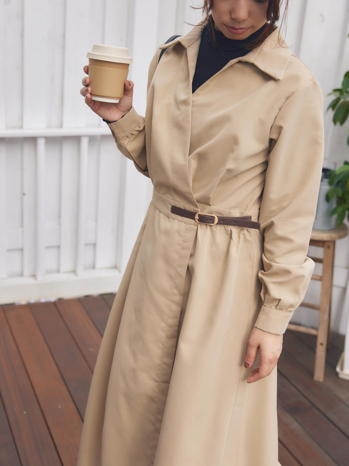 belt wrap one-piece