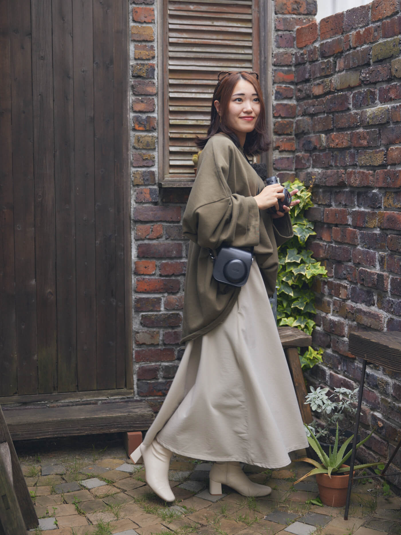 cotton loose sweatshirt