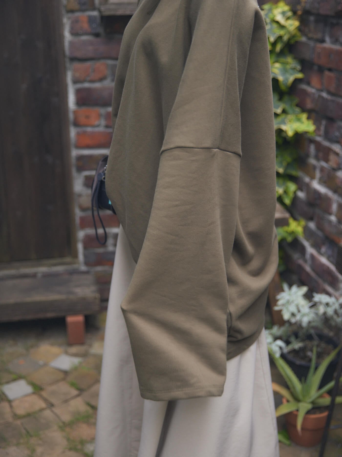 cotton loose sweatshirt