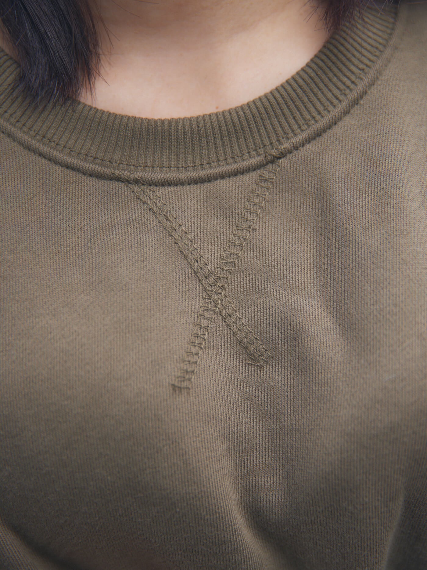cotton loose sweatshirt