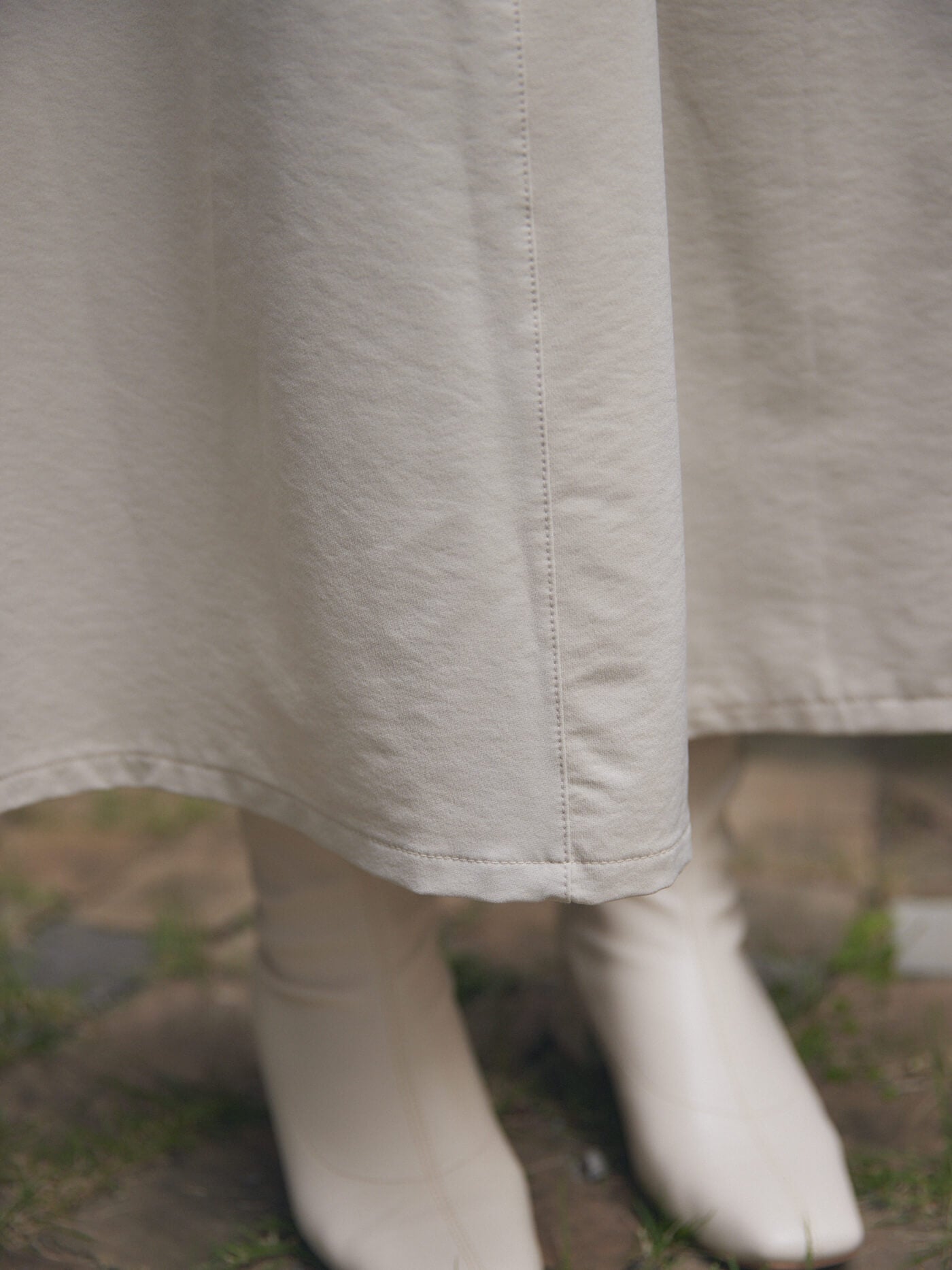 stretch wide skirt