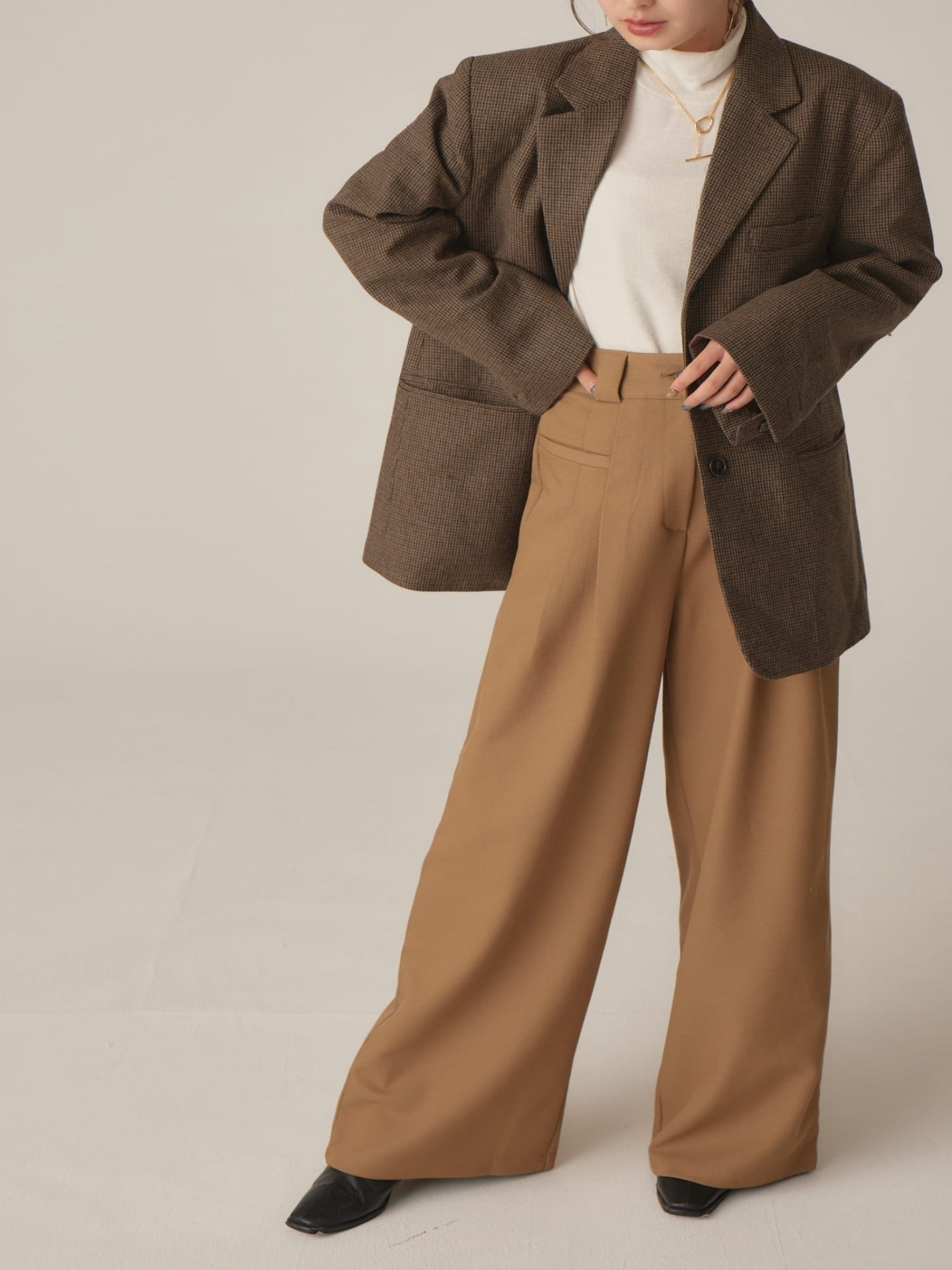 tack wide pants