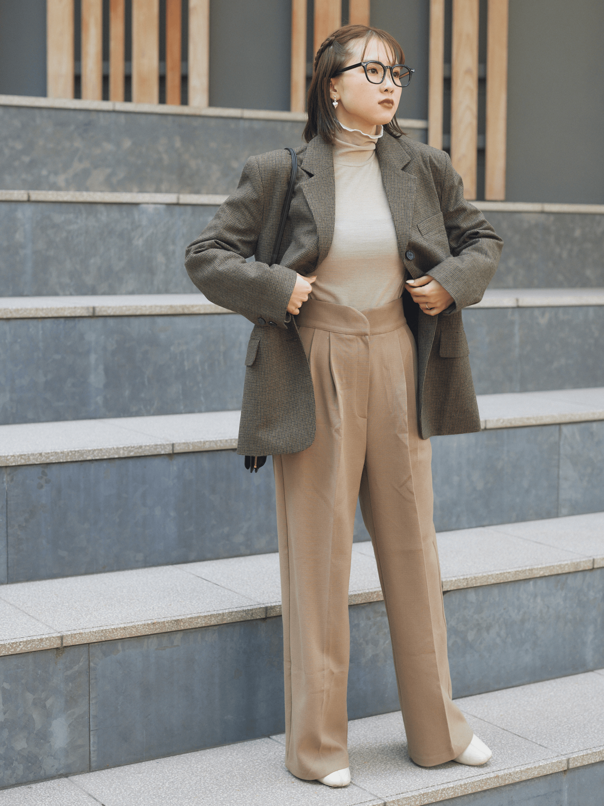 curve waist pants