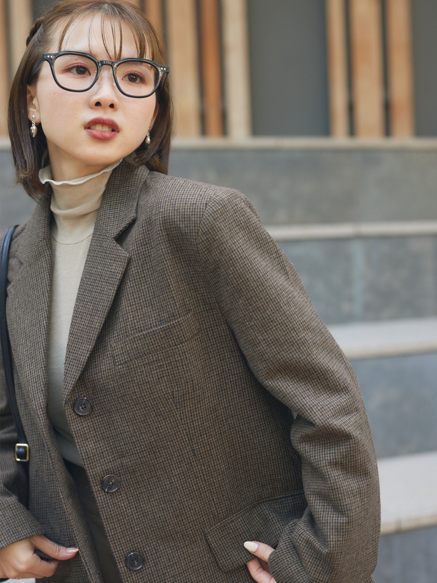 gun club check jacket